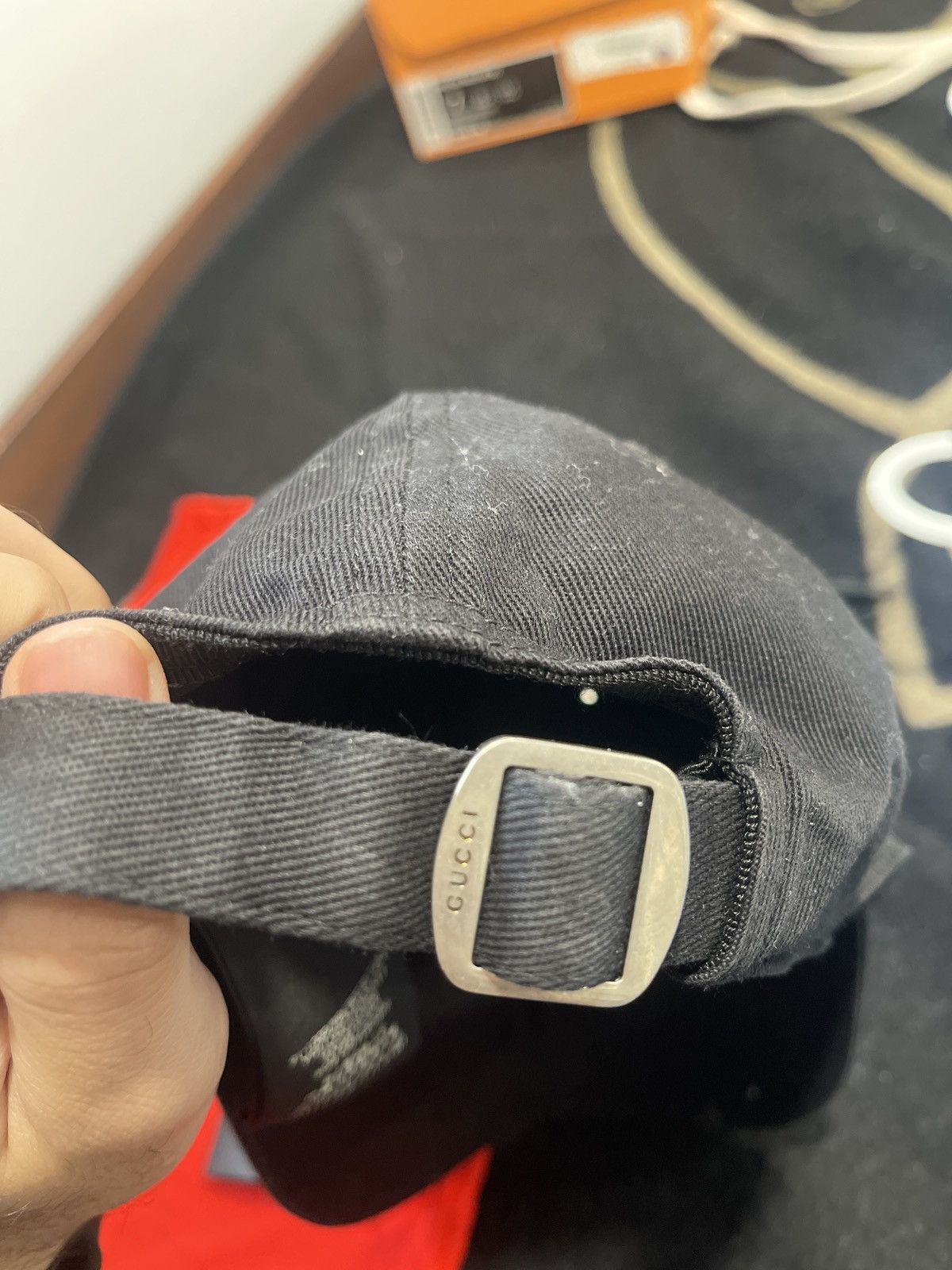 Gucci New York Yankees embroidered butterfly hat