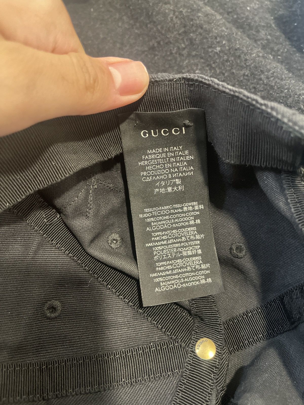 Gucci New York Yankees embroidered butterfly hat
