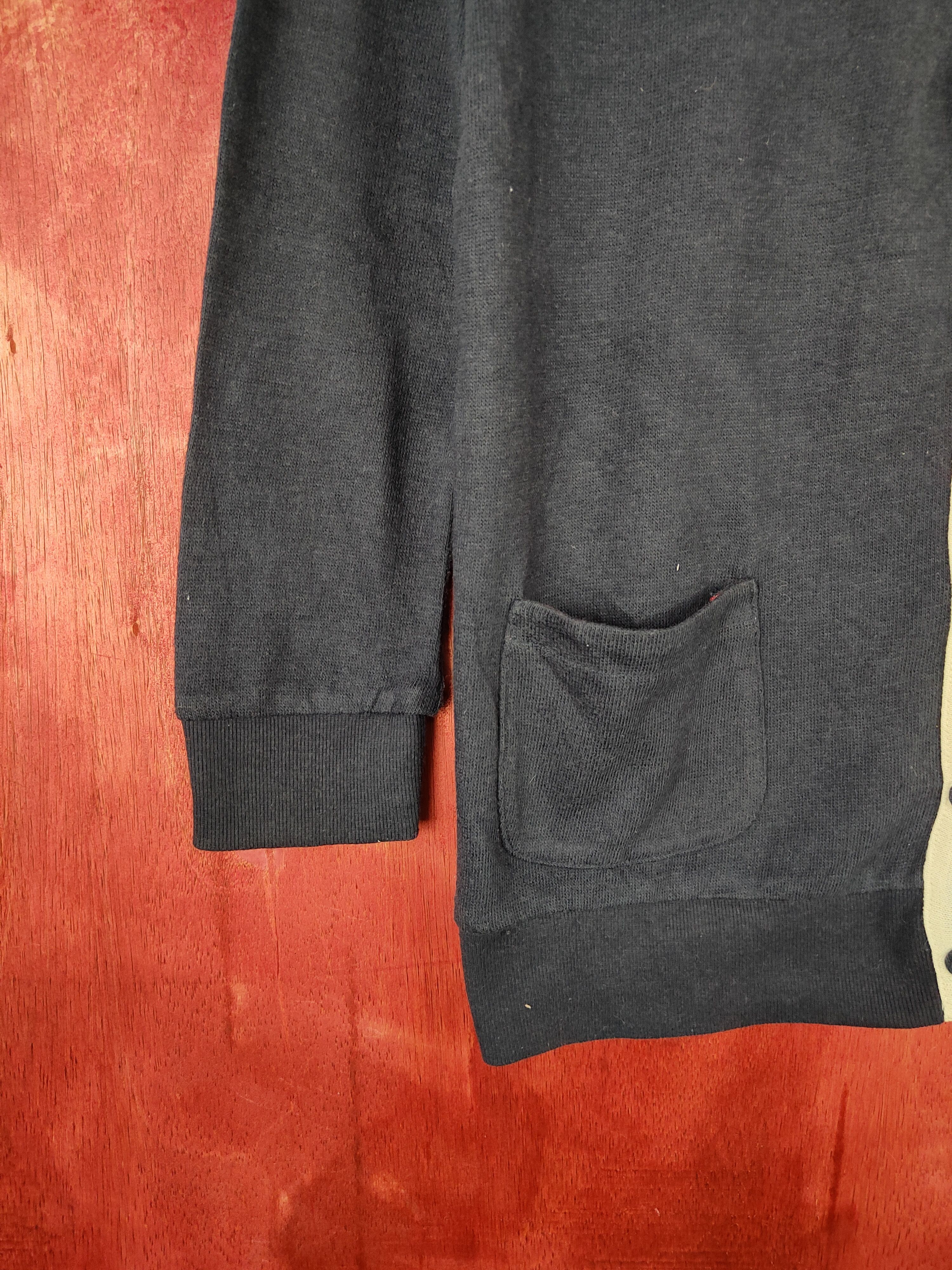 Japanese Brand Olive des Olive Dark Blue Cardigan #5770 Size M / US 6-8 / IT 42-44 - 4 Thumbnail
