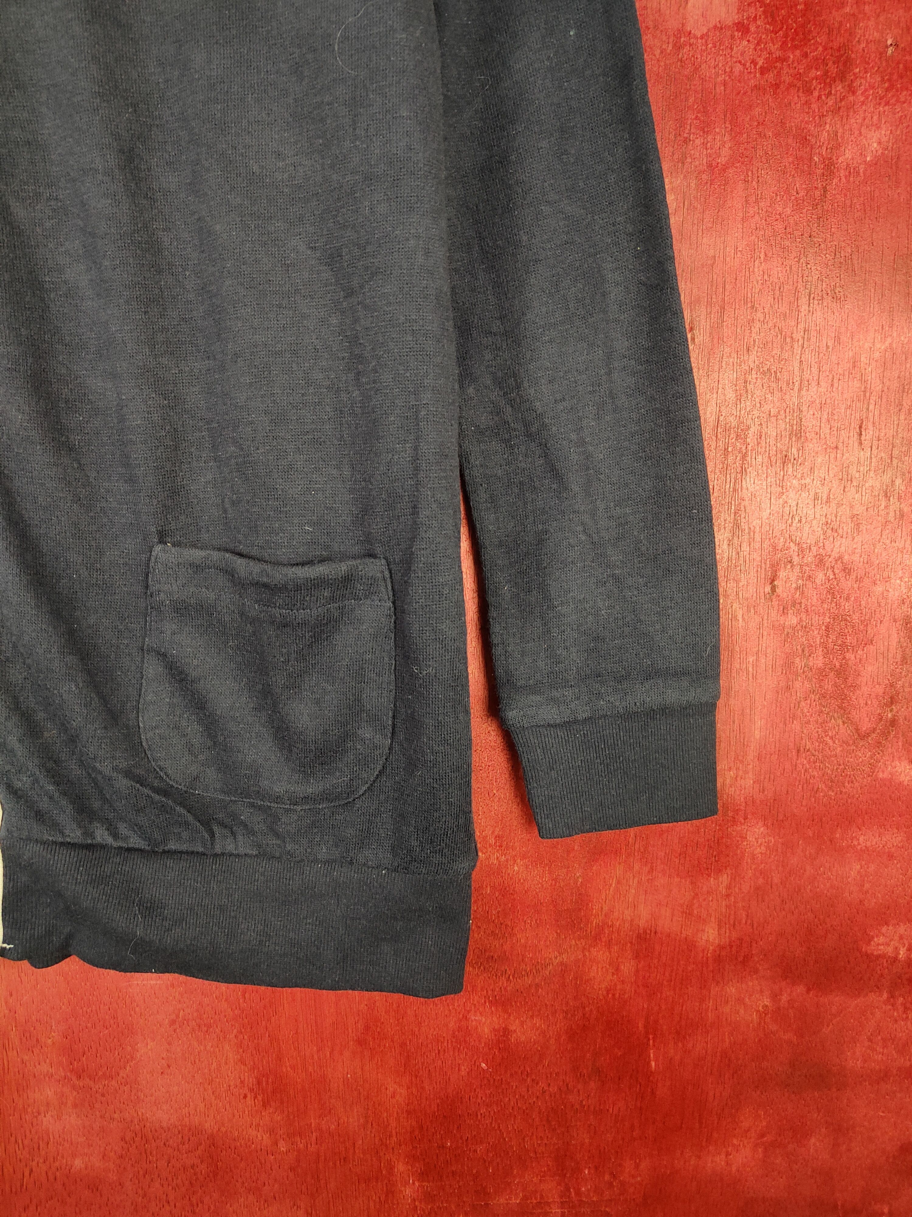Japanese Brand Olive des Olive Dark Blue Cardigan #5770 Size M / US 6-8 / IT 42-44 - 7 Thumbnail