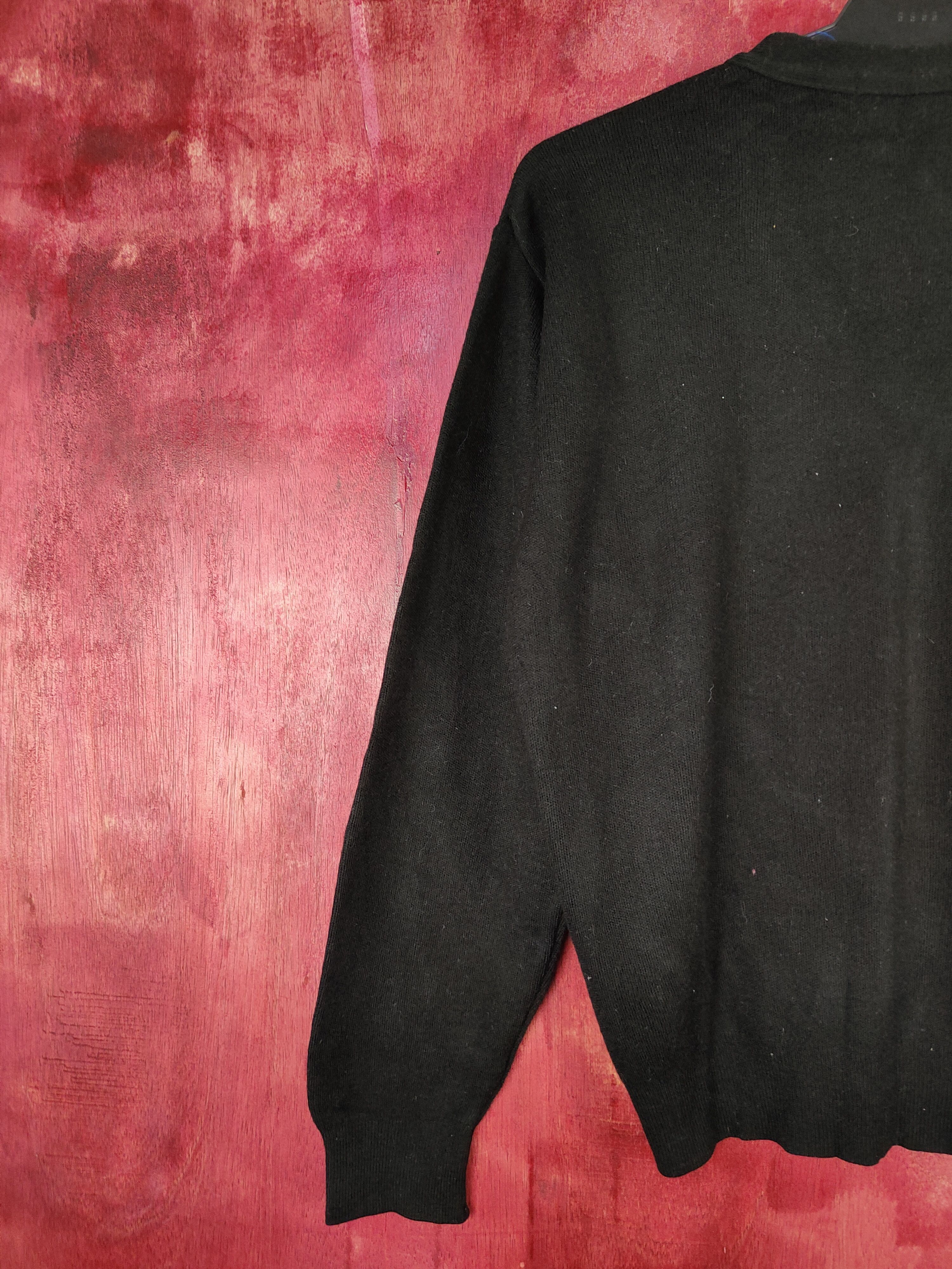 Japanese Brand × Vintage Knights of Round Table Black Cardigan #5772 Size M / US 6-8 / IT 42-44 - 9 Thumbnail