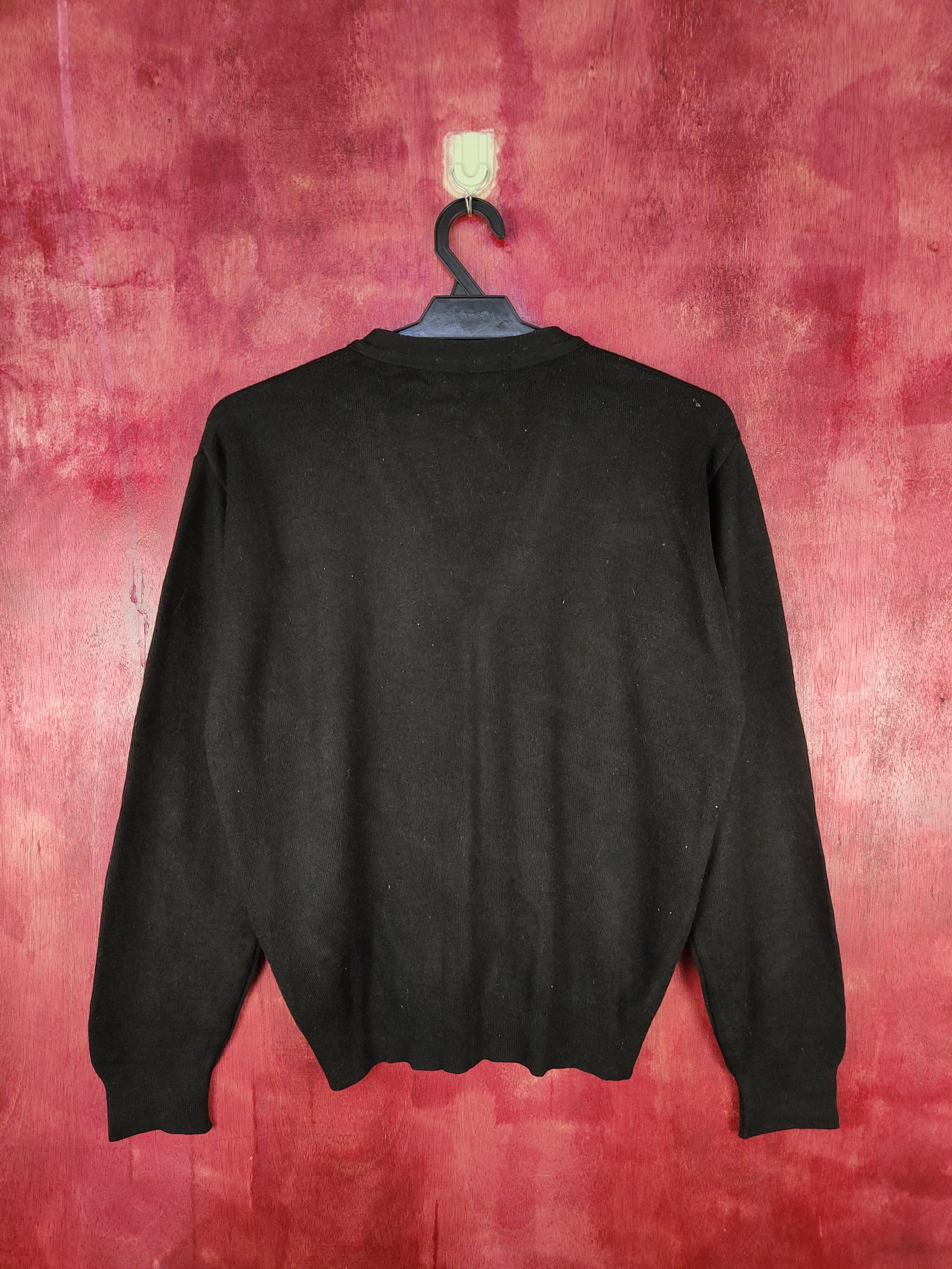 Japanese Brand × Vintage Knights of Round Table Black Cardigan #5772 Size M / US 6-8 / IT 42-44 - 8 Thumbnail