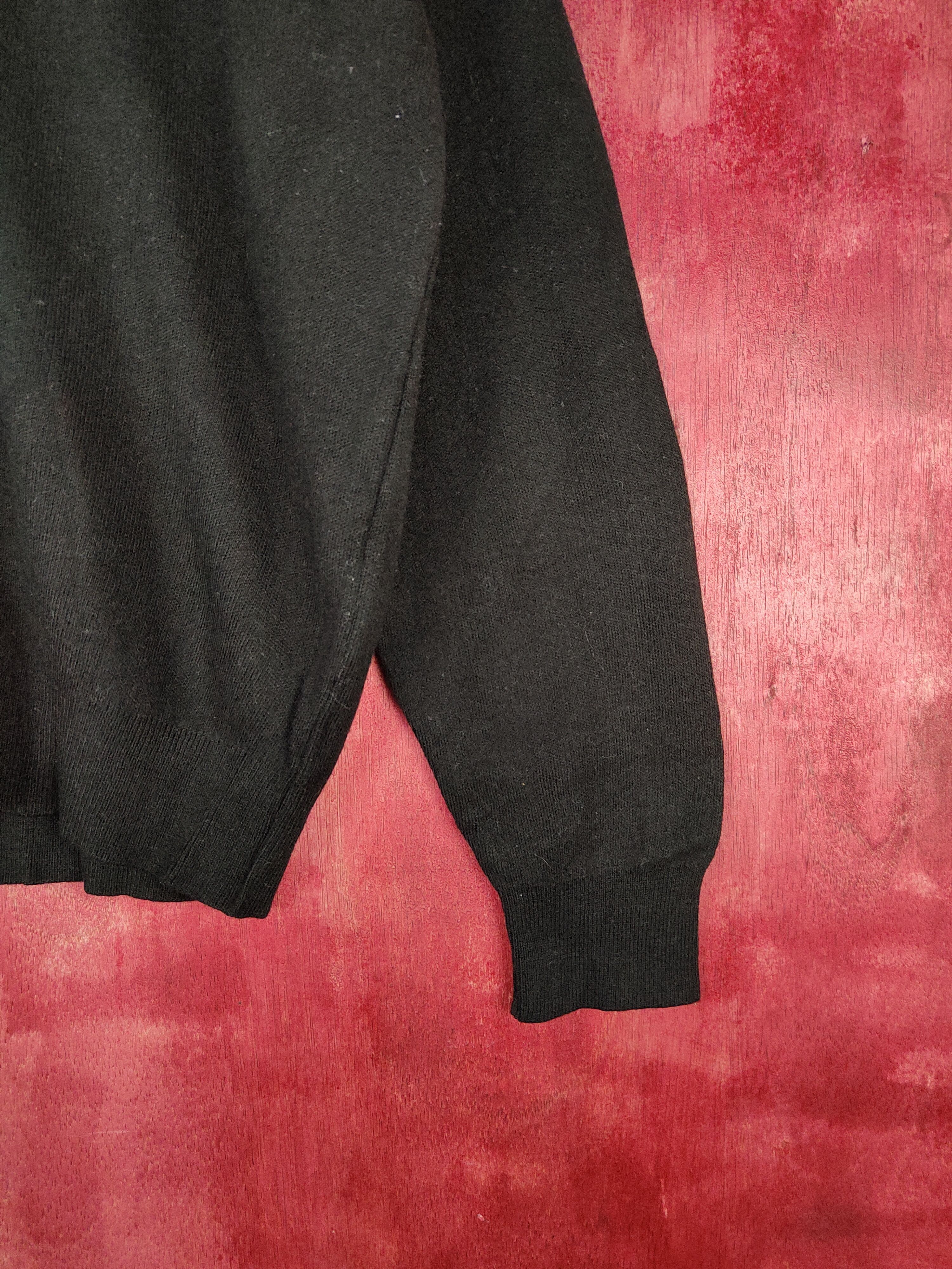Japanese Brand × Vintage Knights of Round Table Black Cardigan #5772 Size M / US 6-8 / IT 42-44 - 7 Thumbnail