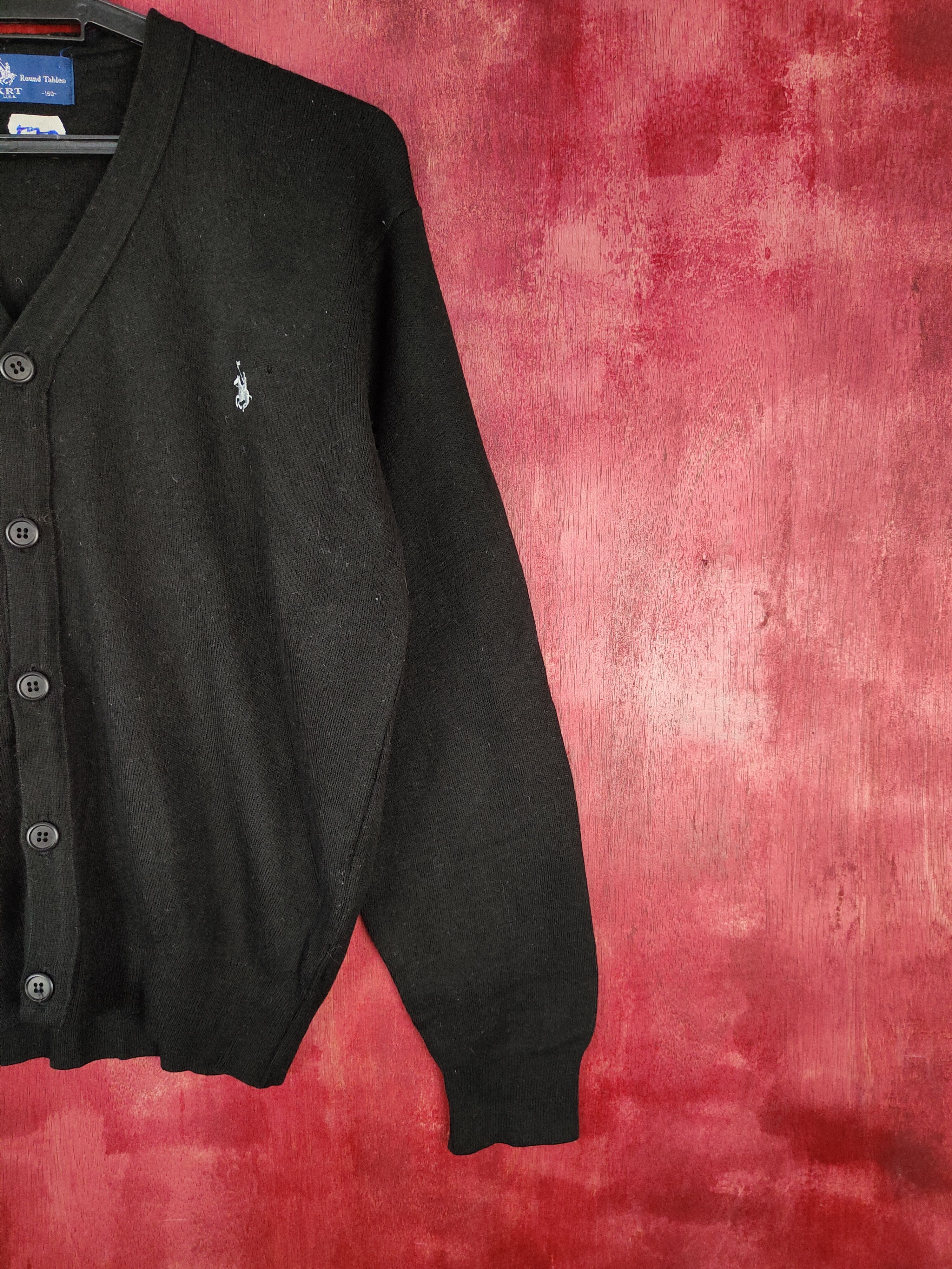 Japanese Brand × Vintage Knights of Round Table Black Cardigan #5772 Size M / US 6-8 / IT 42-44 - 6 Thumbnail