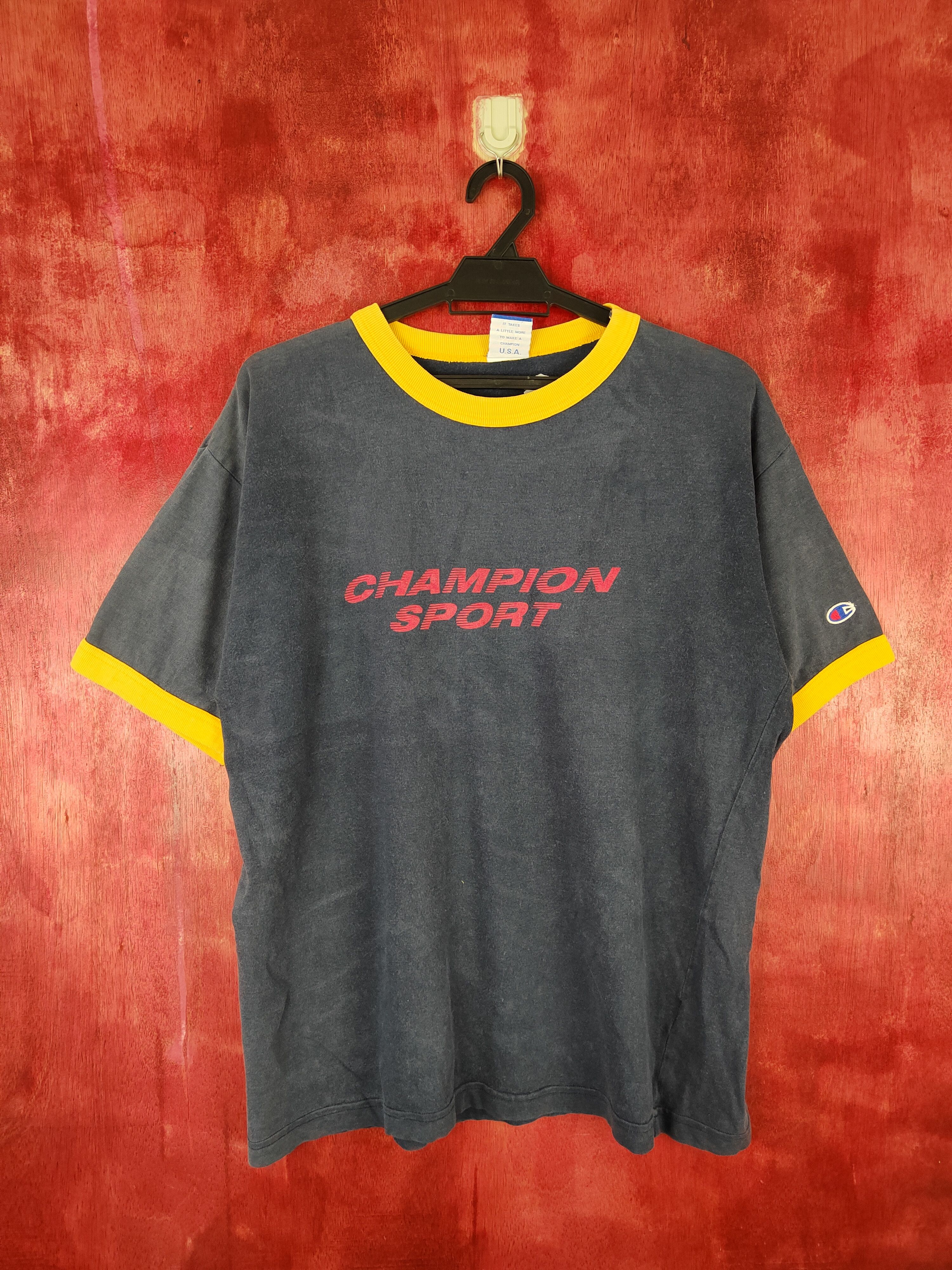 Champion × Japanese Brand × Vintage Champion Sport ring vintage #5912 Size US M / EU 48-50 / 2 - 1 Thumbnail