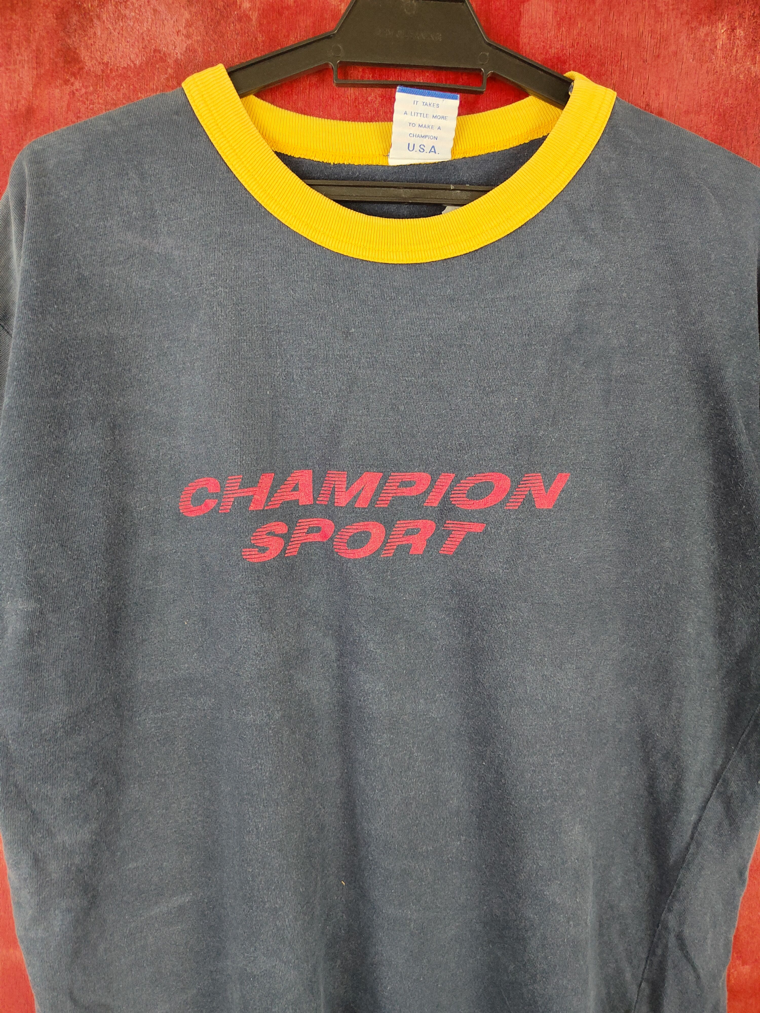 Champion × Japanese Brand × Vintage Champion Sport ring vintage #5912 Size US M / EU 48-50 / 2 - 3 Thumbnail