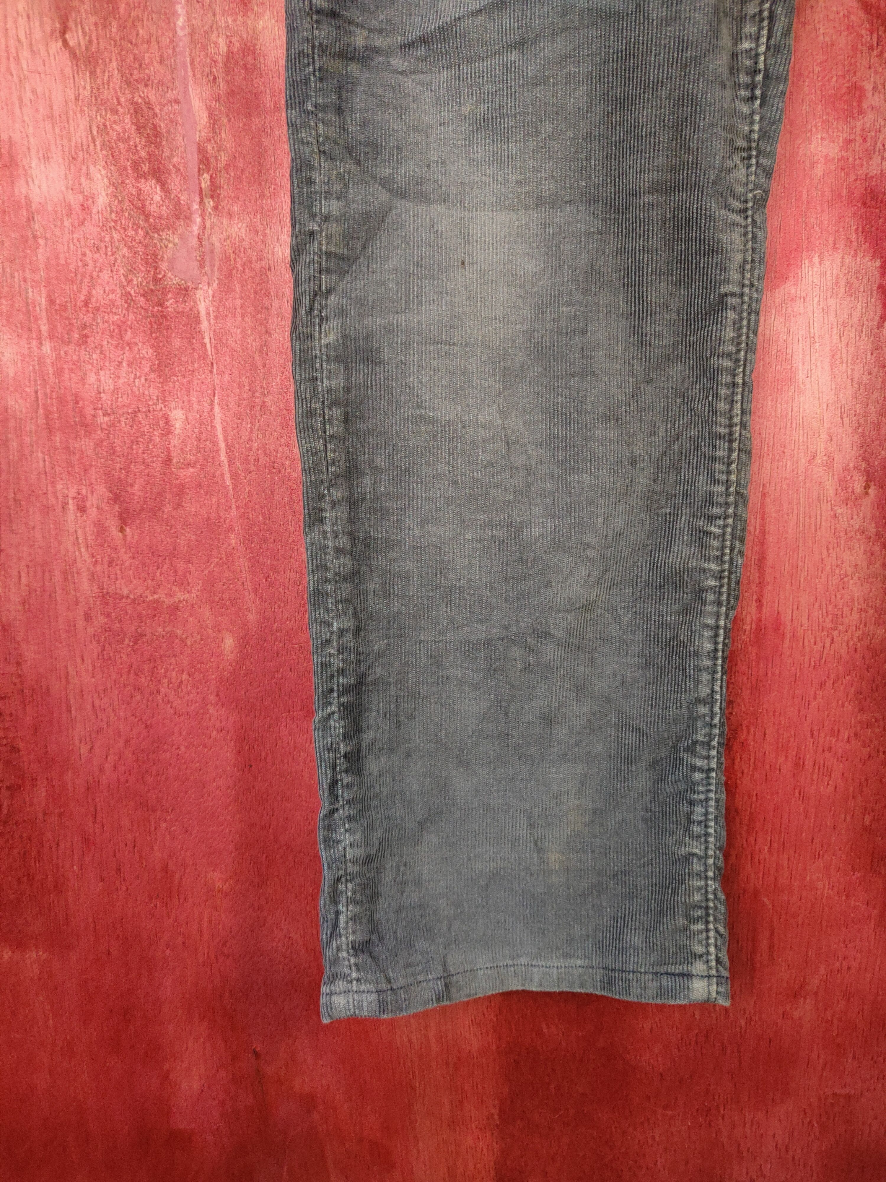 Gap GAP 1969 Gray Faded corduroy Denim #5975 Size US 33 - 4 Thumbnail