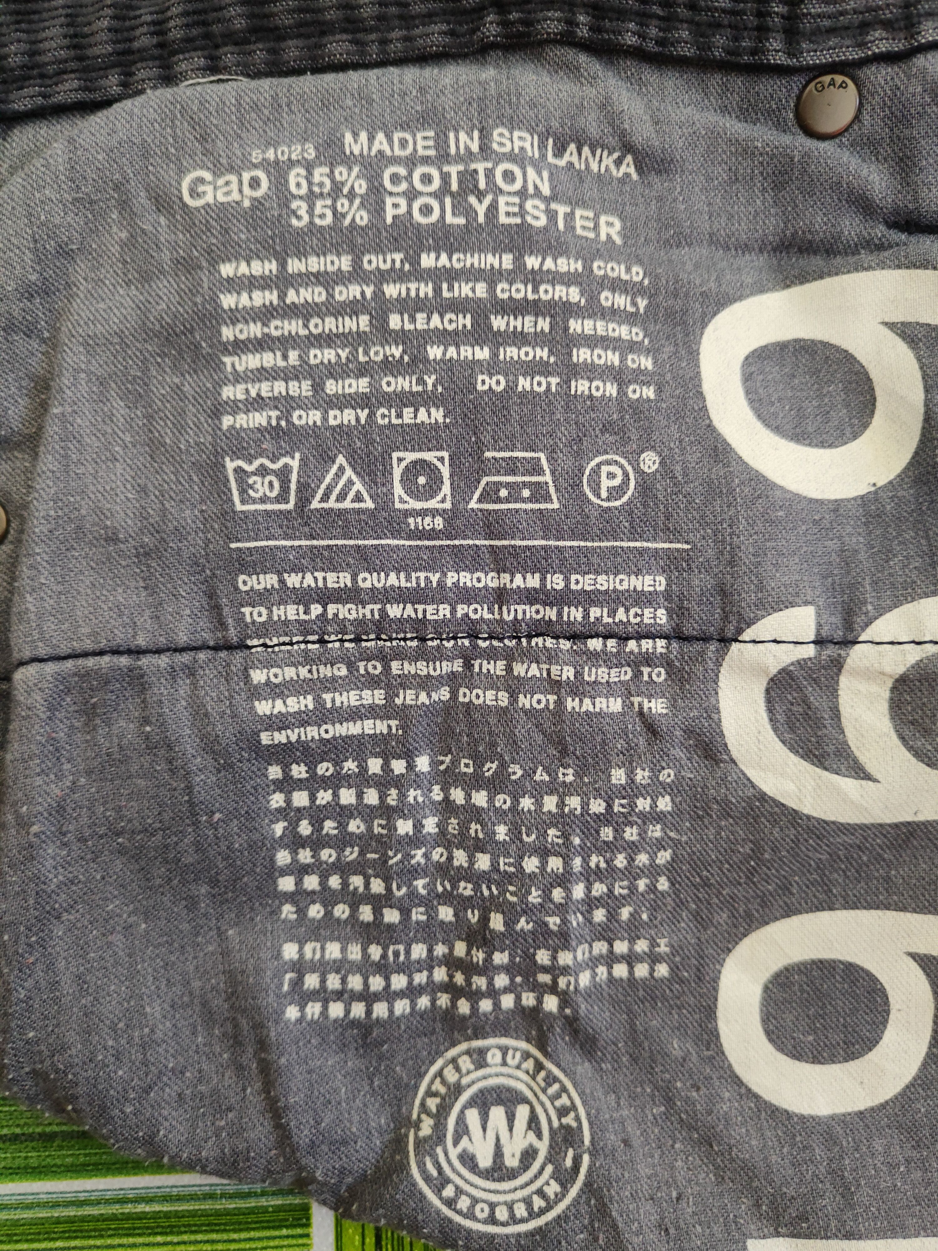Gap GAP 1969 Gray Faded corduroy Denim #5975 Size US 33 - 13 Thumbnail