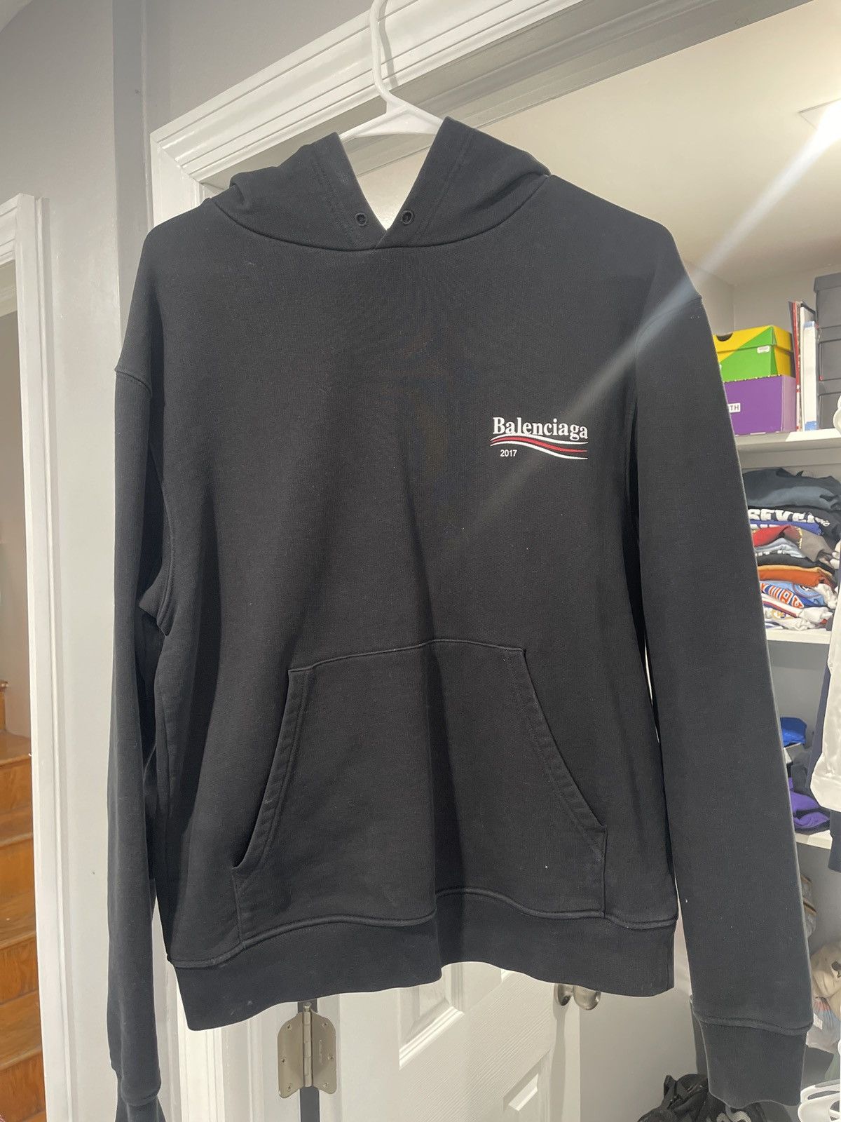 Balenciaga Balenciaga Campaign hoodie 2017 Size US XS / EU 42 / 0 - 2 Thumbnail