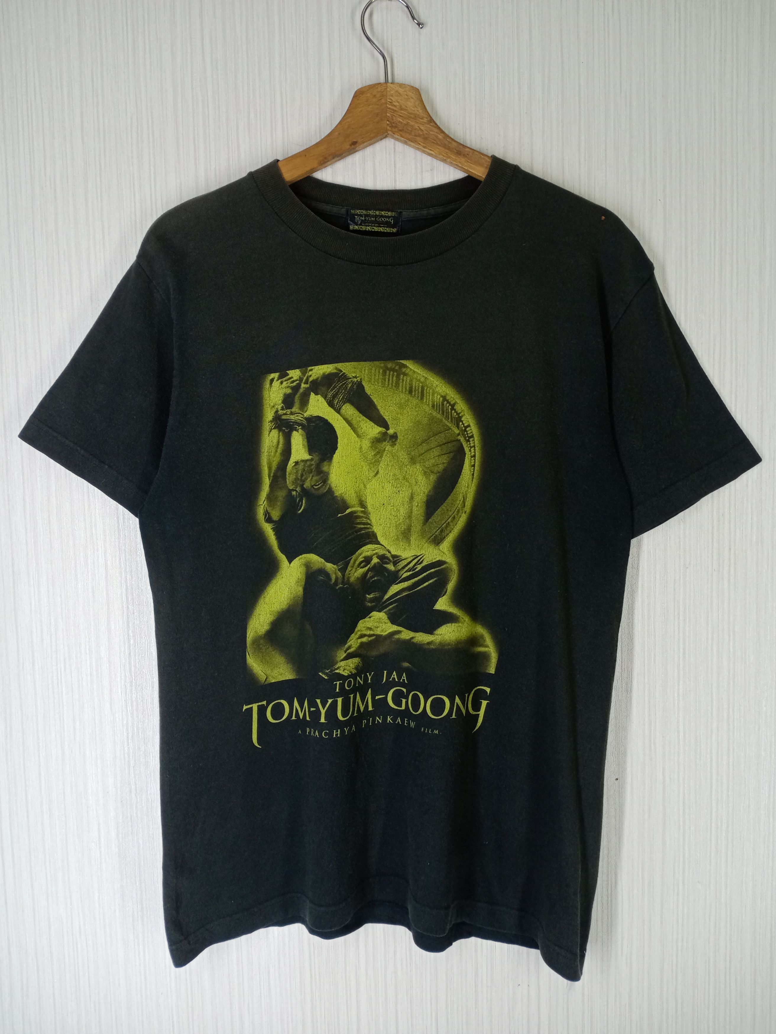 image of Tom-Yum-Goong Tony Jaa Movie Tshirt in Black, Men's (Size Medium)