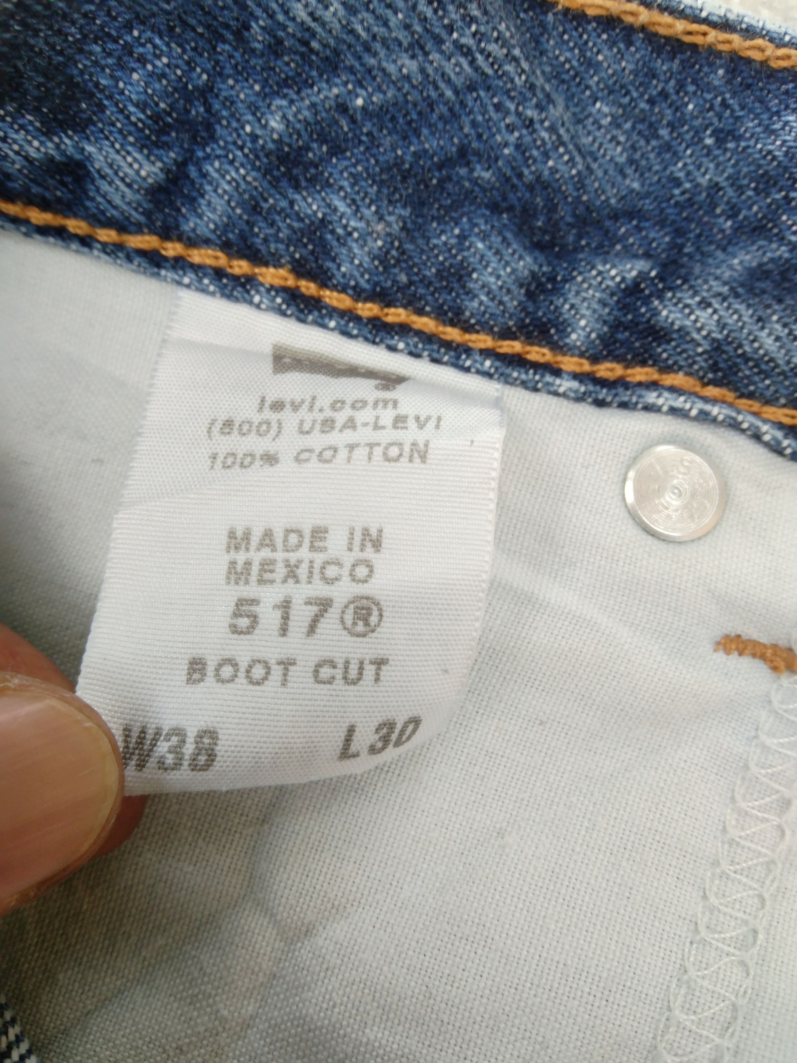 Jean × Levi's × Vintage Vintage Levis 517 Boot Cut Distressed Flared Jeans 38x31 Size US 38 / EU 54 - 8 Thumbnail