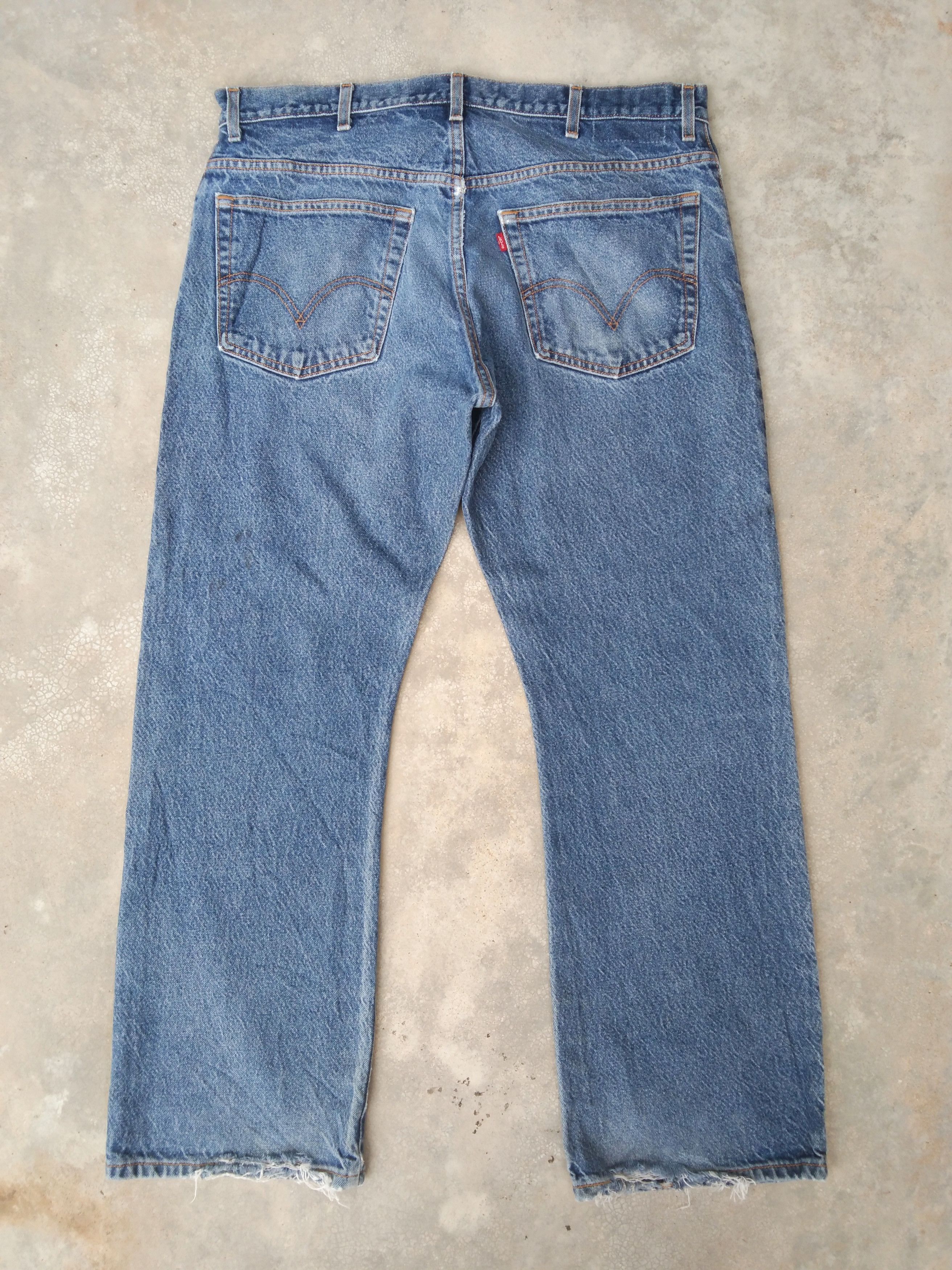 Levi's 517 Boot Cut Flare Pants, Men's, Size 34 polyester brown type Vintage Second Hand
