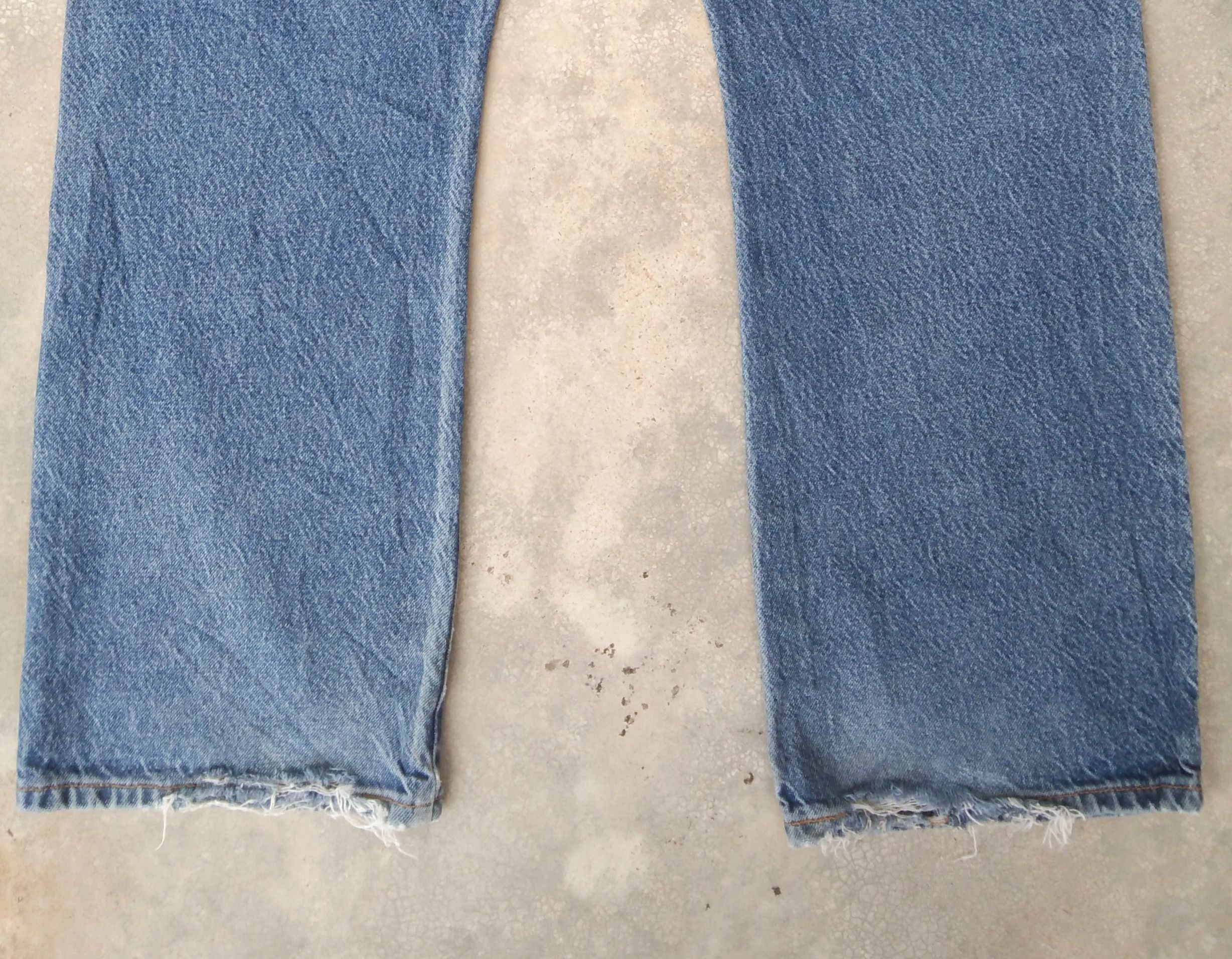 Jean × Levi's × Vintage Vintage Levis 517 Boot Cut Distressed Flared Jeans 38x31 Size US 38 / EU 54 - 3 Thumbnail