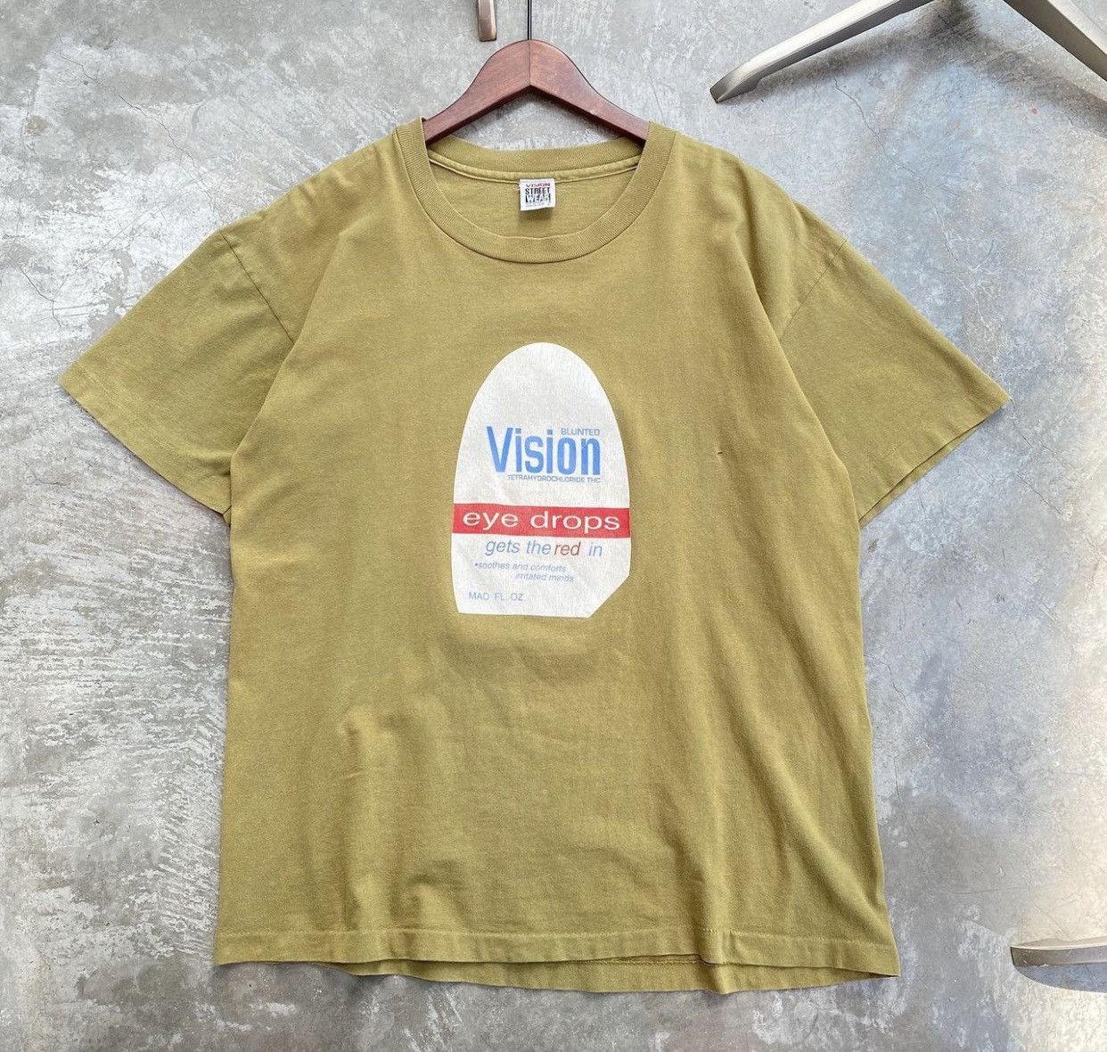 Vintage Vintage 90s Vision Street Wear Eye Drop Tee Size US L / EU 52-54 / 3 - 2 Thumbnail