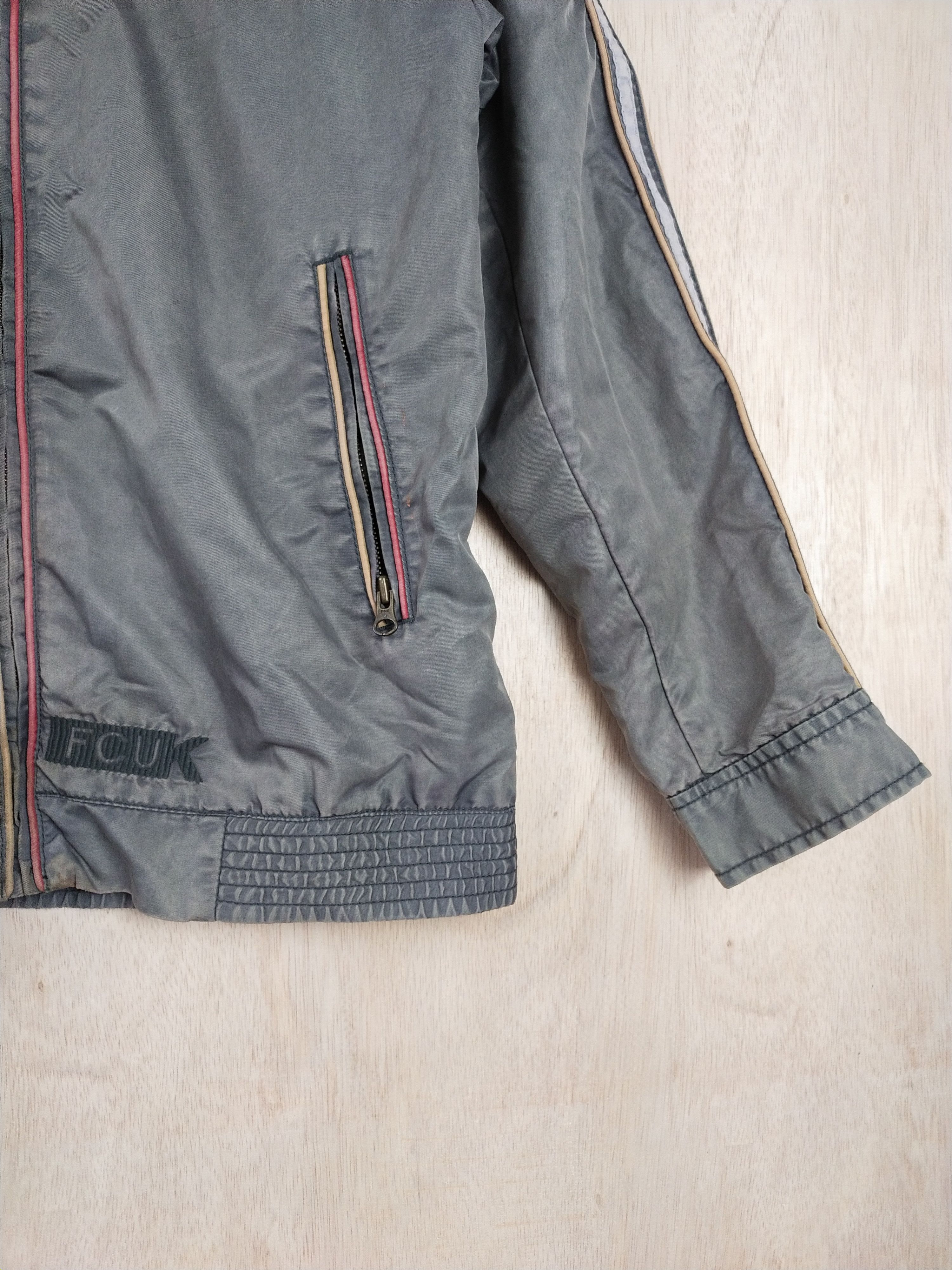 FCUK FCUK Japan Gray Jacket sweater #2885 Size US M / EU 48-50 / 2 - 5 Thumbnail