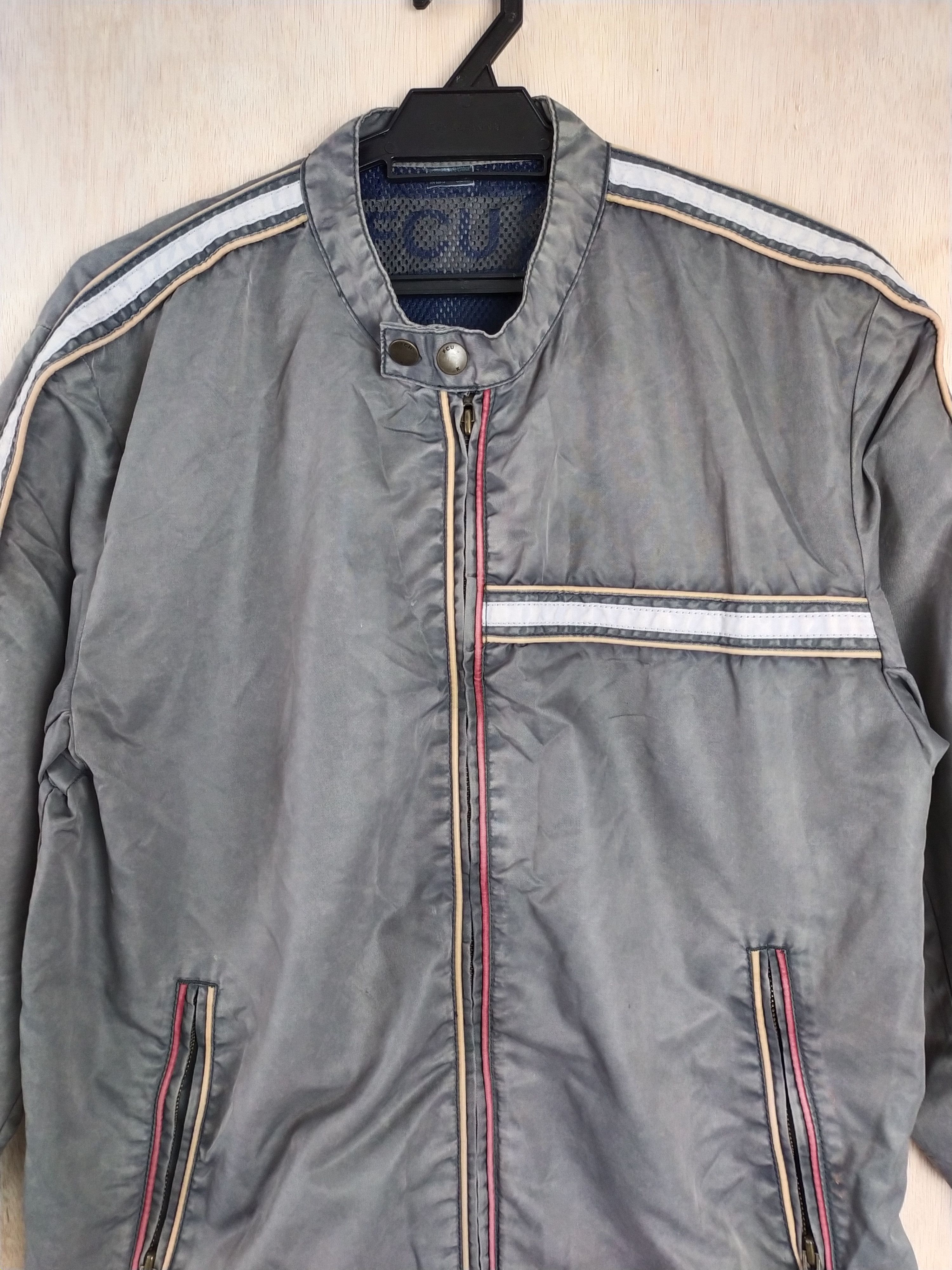 FCUK FCUK Japan Gray Jacket sweater #2885 Size US M / EU 48-50 / 2 - 2 Thumbnail
