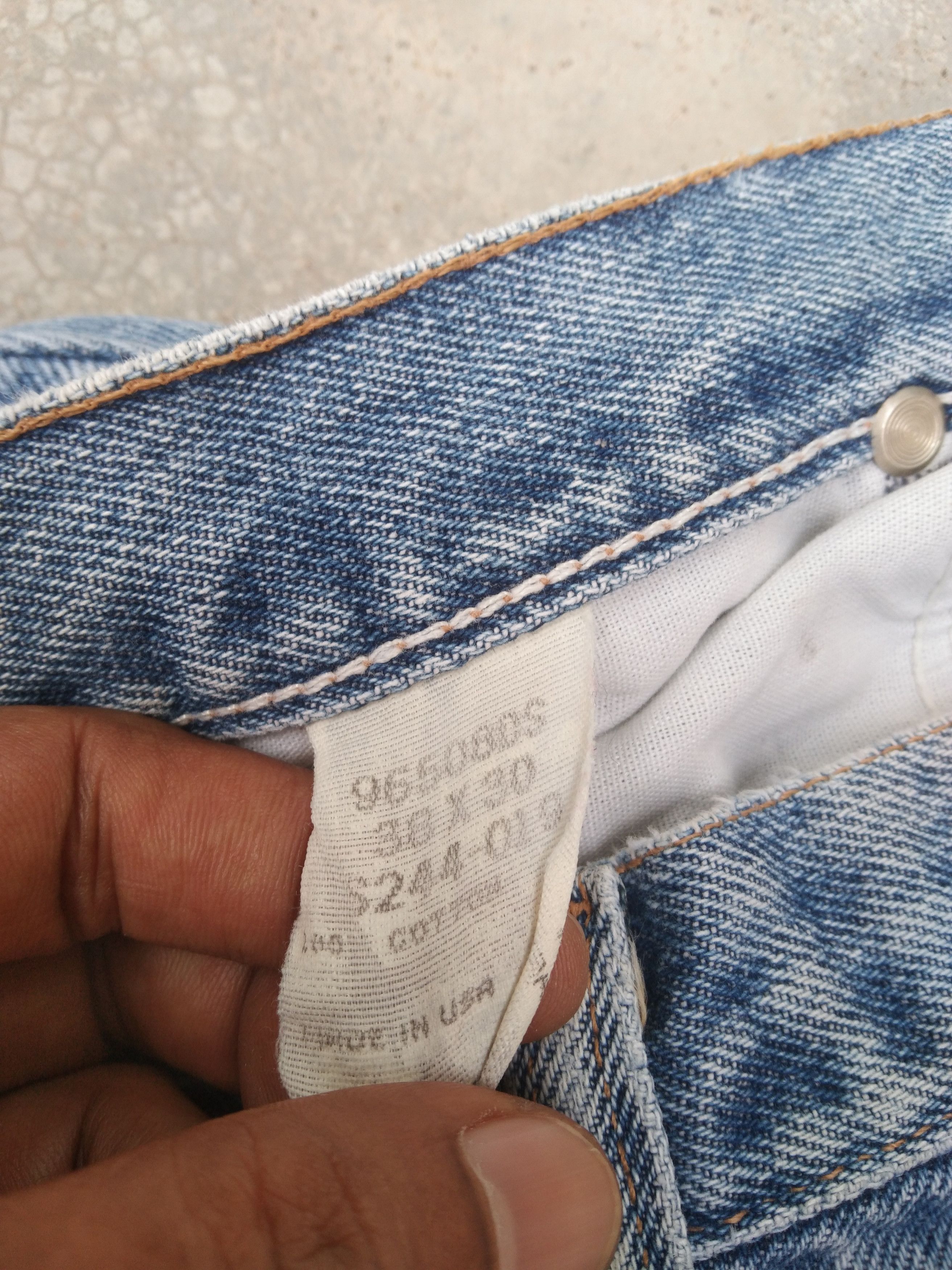 Japanese Brand 90s Vintage Wrangler Made In USA Distressed Jeans 36x30 Size US 36 / EU 52 - 10 Thumbnail