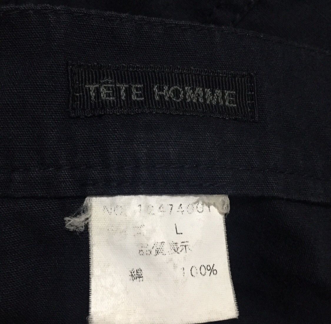 Designer Japanese Brand Designer Tēte Homme Casual Fatigue Pants Size US 34 / EU 50 - 6 Thumbnail