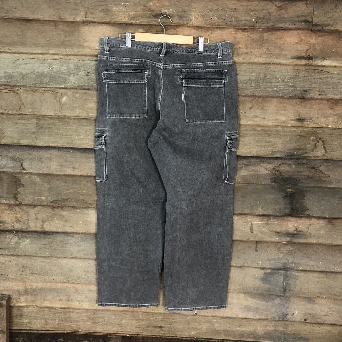 Faded Glory × Japanese Brand B.C Factory Grey multipocket Cargo Pants #3341 Size US 38 / EU 54 - 11 Thumbnail