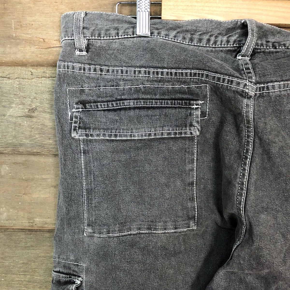 Faded Glory × Japanese Brand B.C Factory Grey multipocket Cargo Pants #3341 Size US 38 / EU 54 - 14 Thumbnail