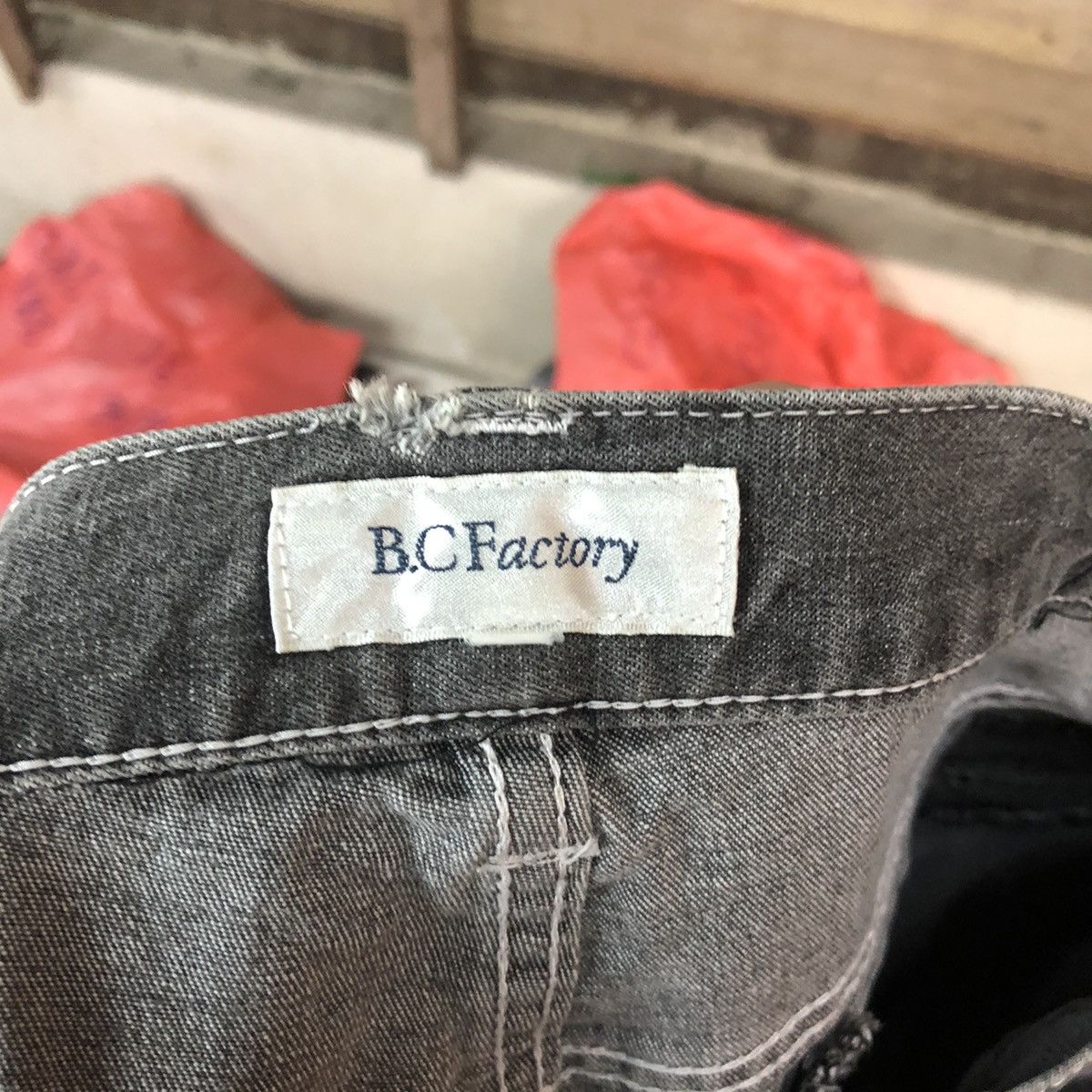 Faded Glory × Japanese Brand B.C Factory Grey multipocket Cargo Pants #3341 Size US 38 / EU 54 - 17 Thumbnail