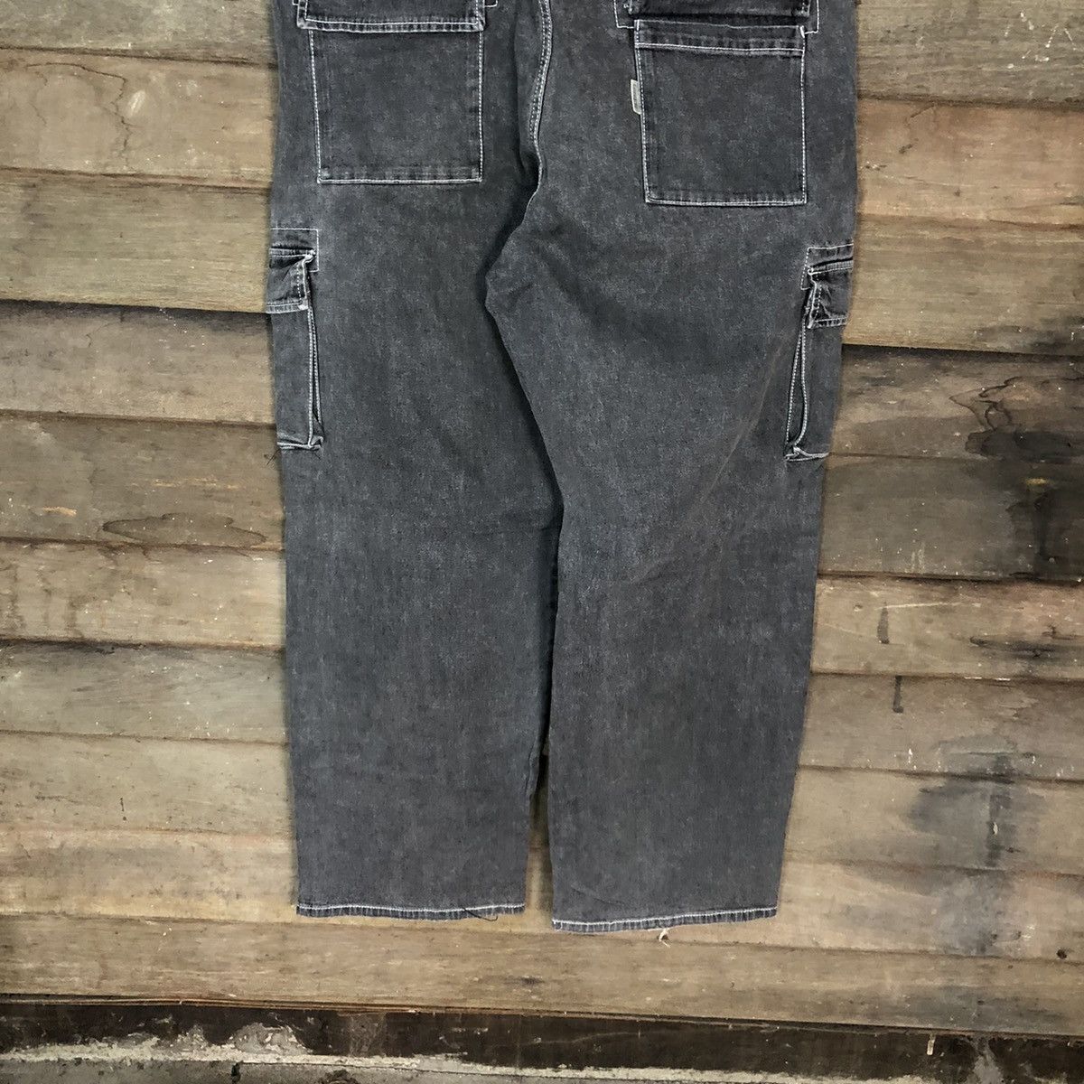 Faded Glory × Japanese Brand B.C Factory Grey multipocket Cargo Pants #3341 Size US 38 / EU 54 - 13 Thumbnail