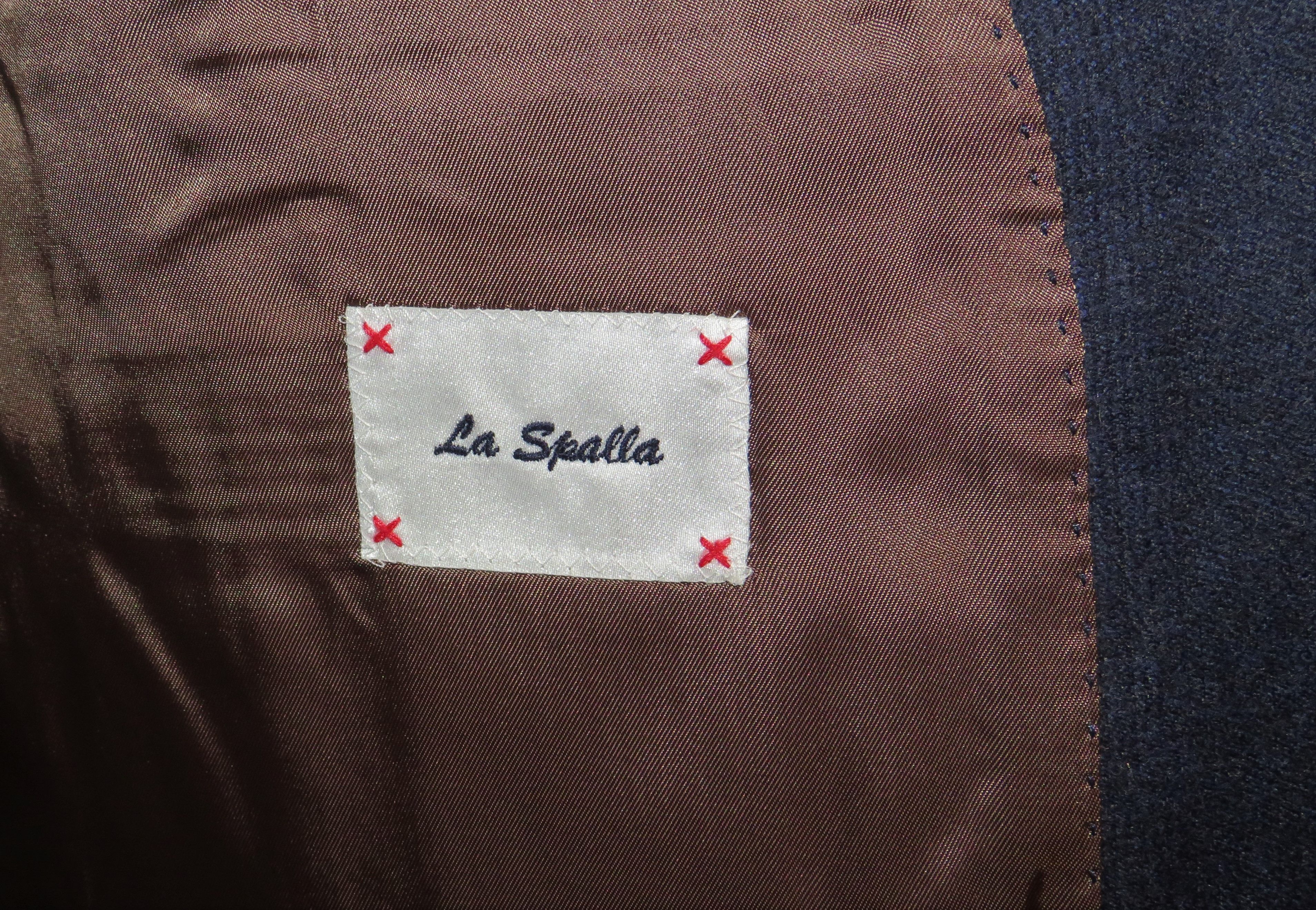 Suitsupply La Spalla Vitale Cashmere Blend Blue Plaid Sport Coat 44L Size 44L - 13 Preview