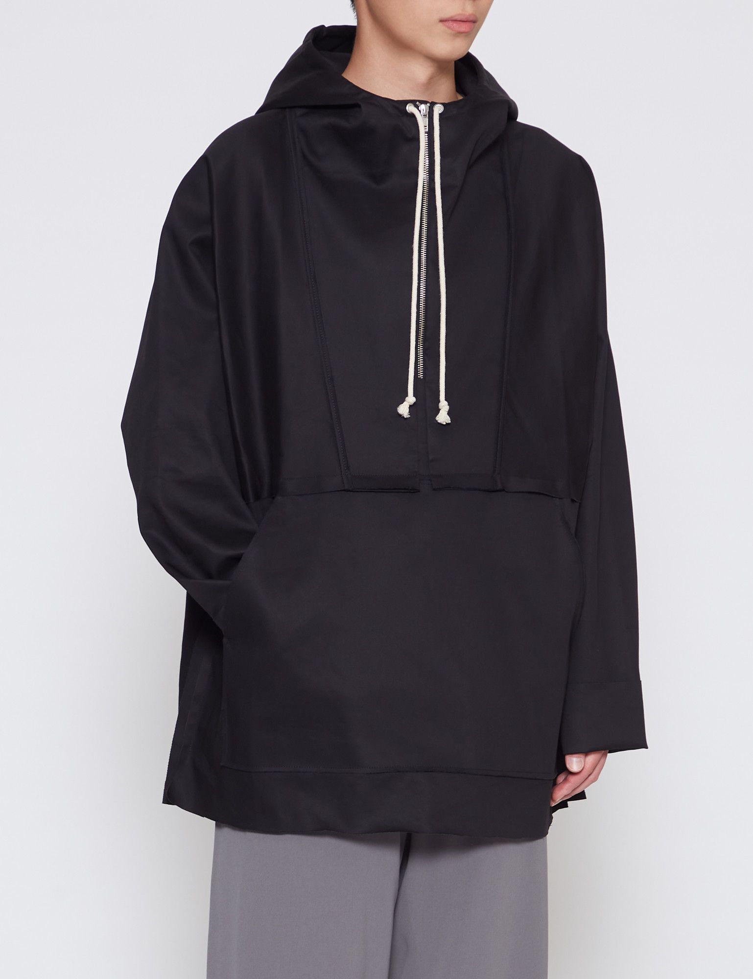 Camiel Fortgens BLACK MACKINTOSH WATERPROOF ANORAK | Grailed