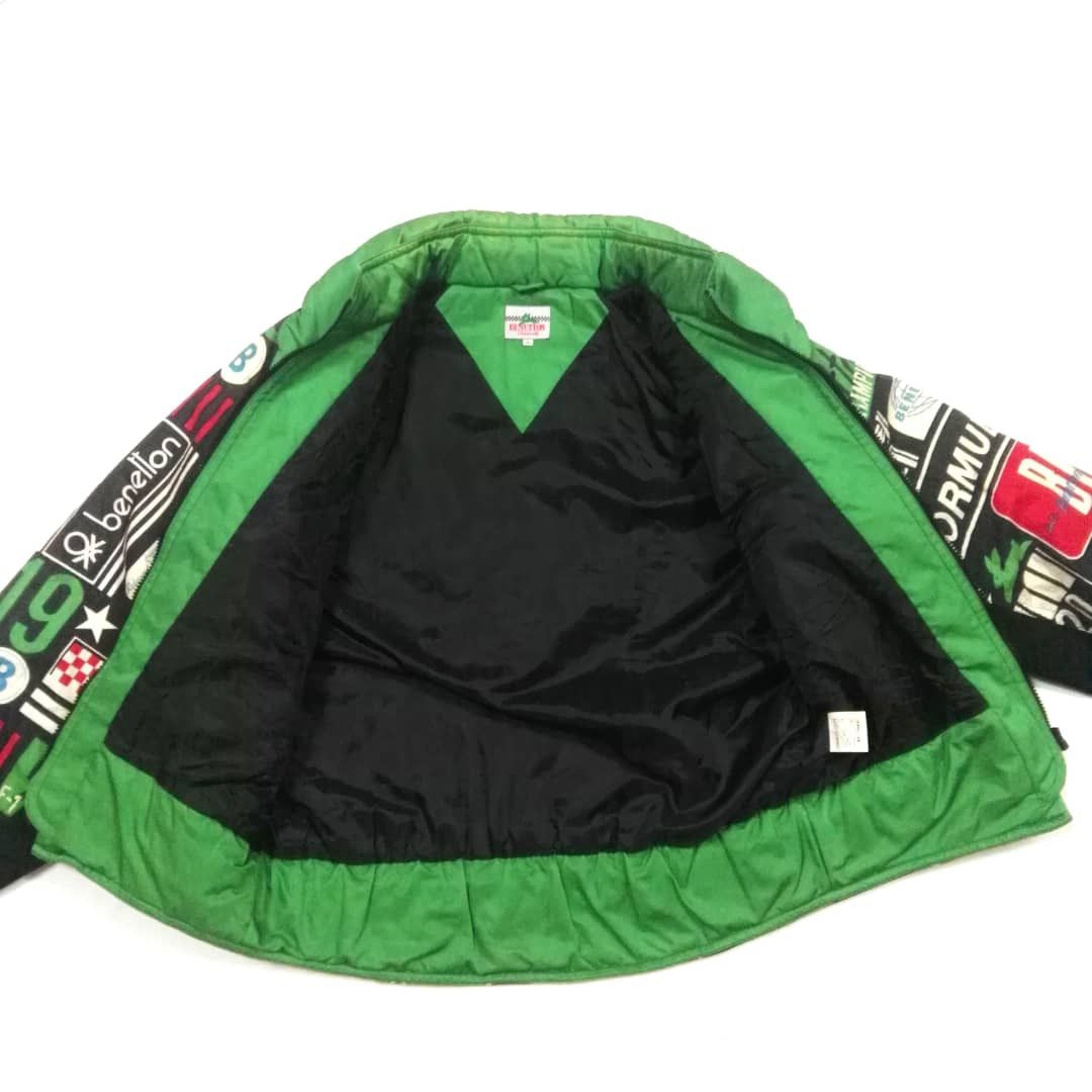 Benetton Vintage Benetton Formula 1 fullprint zipper jacket Size US M / EU 48-50 / 2 - 10 Thumbnail