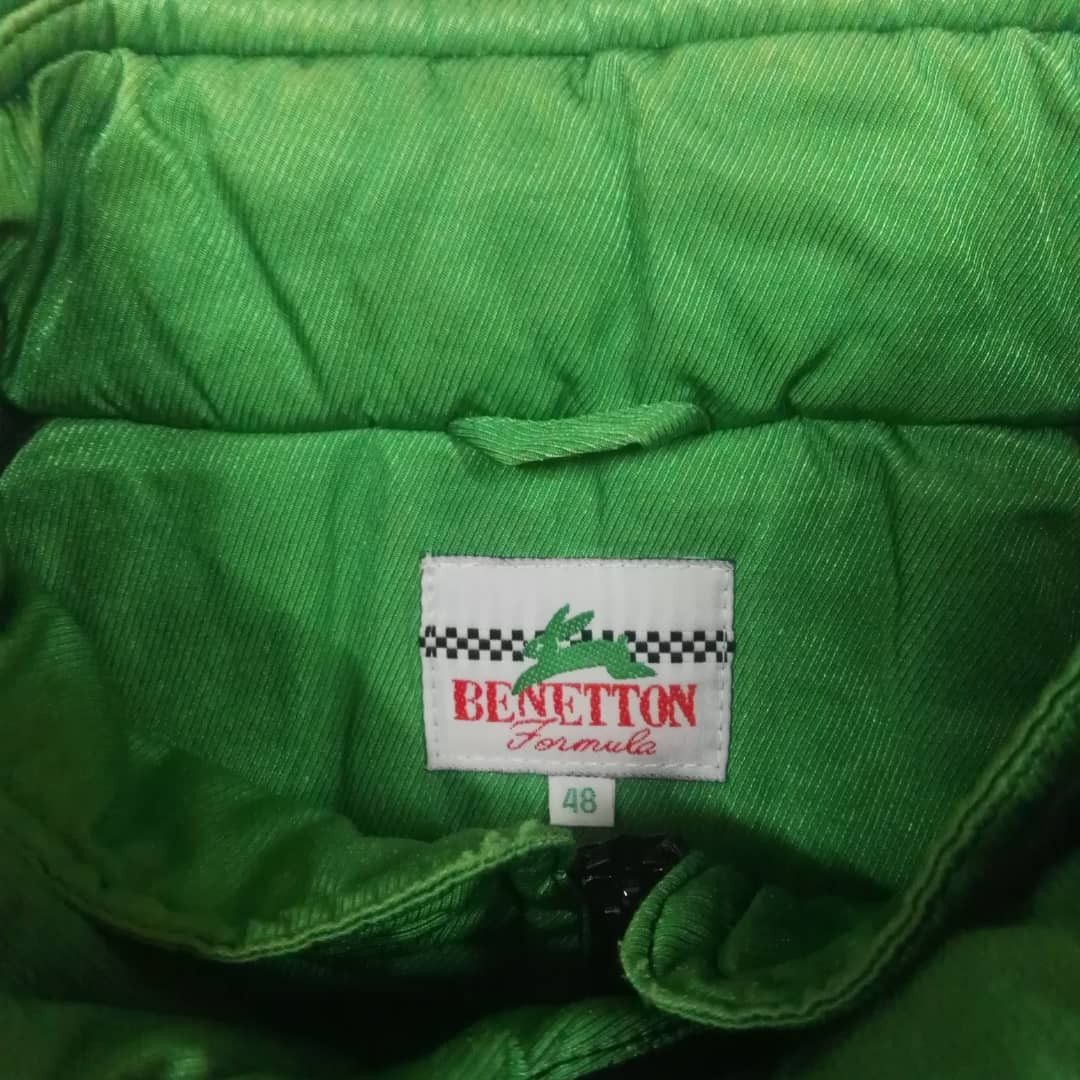 Benetton Vintage Benetton Formula 1 fullprint zipper jacket Size US M / EU 48-50 / 2 - 8 Thumbnail