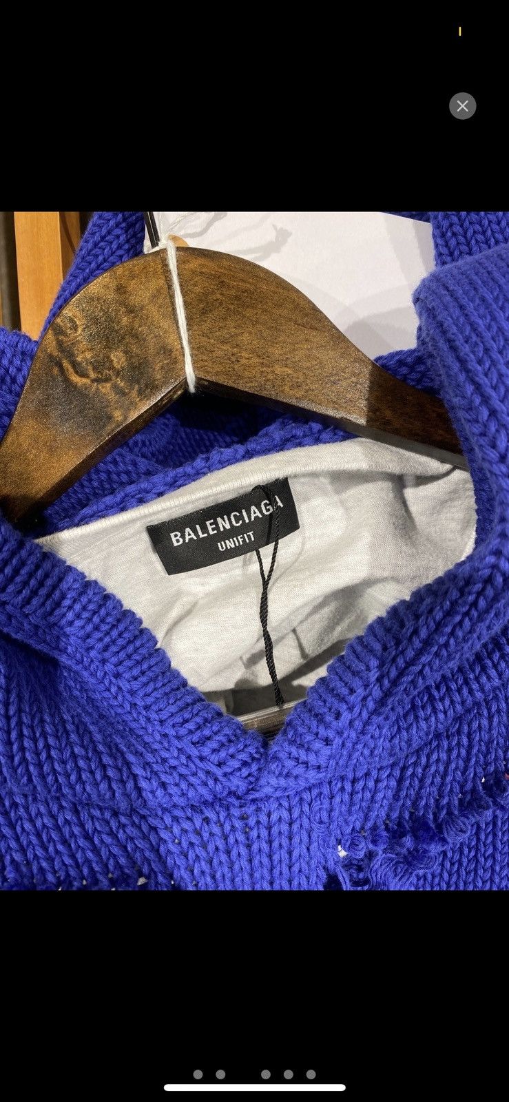 Balenciaga Balenciaga campaign destroyed knit hoodie Size US M / EU 48-50 / 2 - 3 Thumbnail