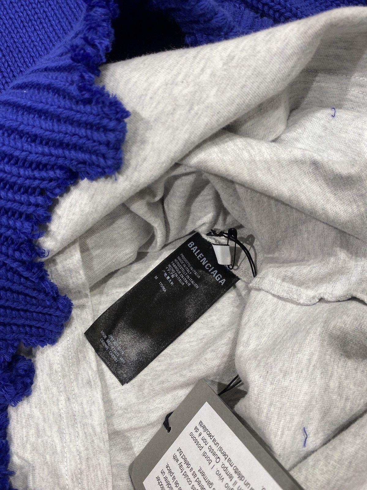 Balenciaga Balenciaga campaign destroyed knit hoodie Size US M / EU 48-50 / 2 - 4 Thumbnail