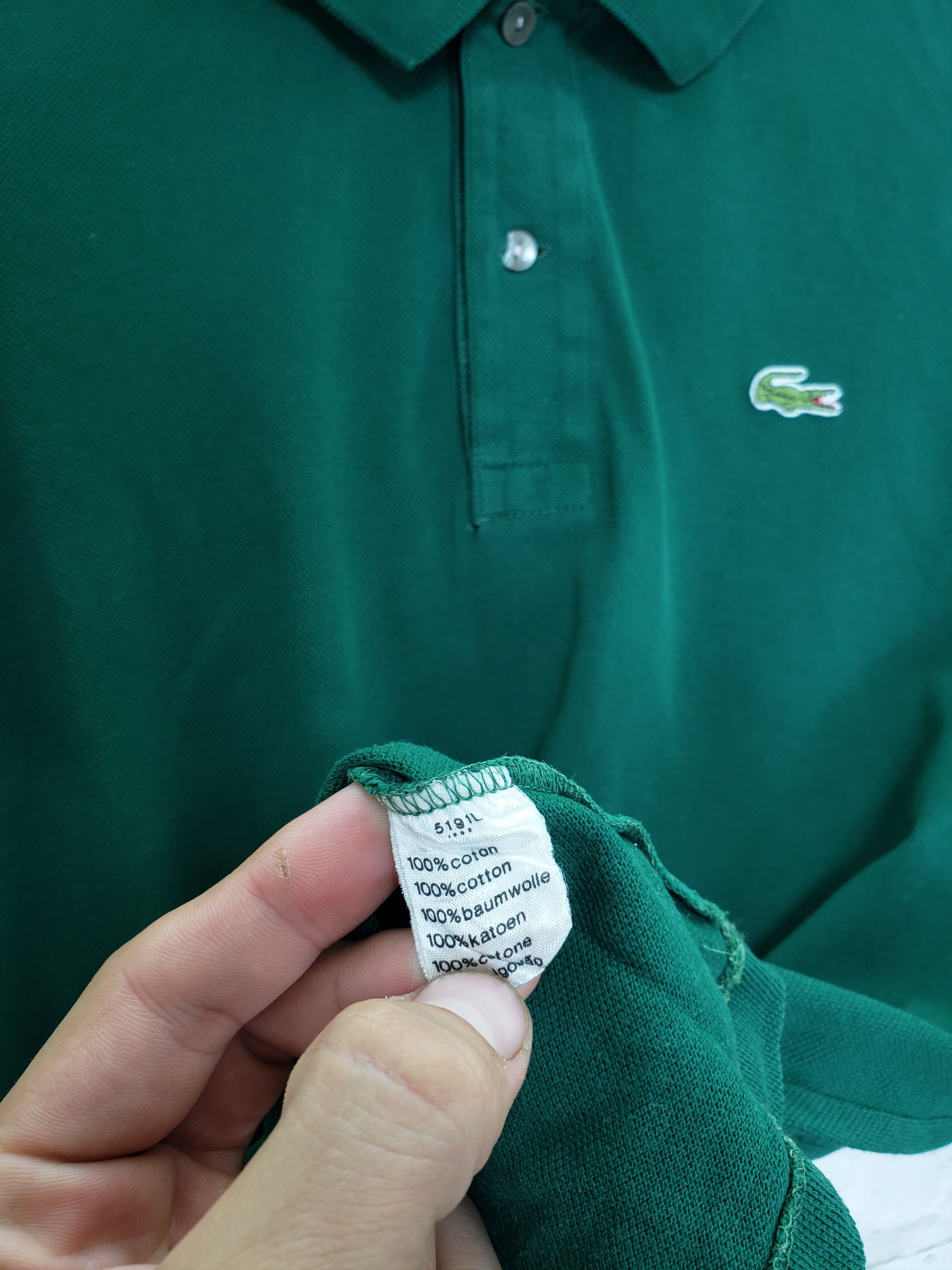 Lacoste Vintage lacoste chemise long sleeve 90s Size US S / EU 44-46 / 1 - 7 Thumbnail