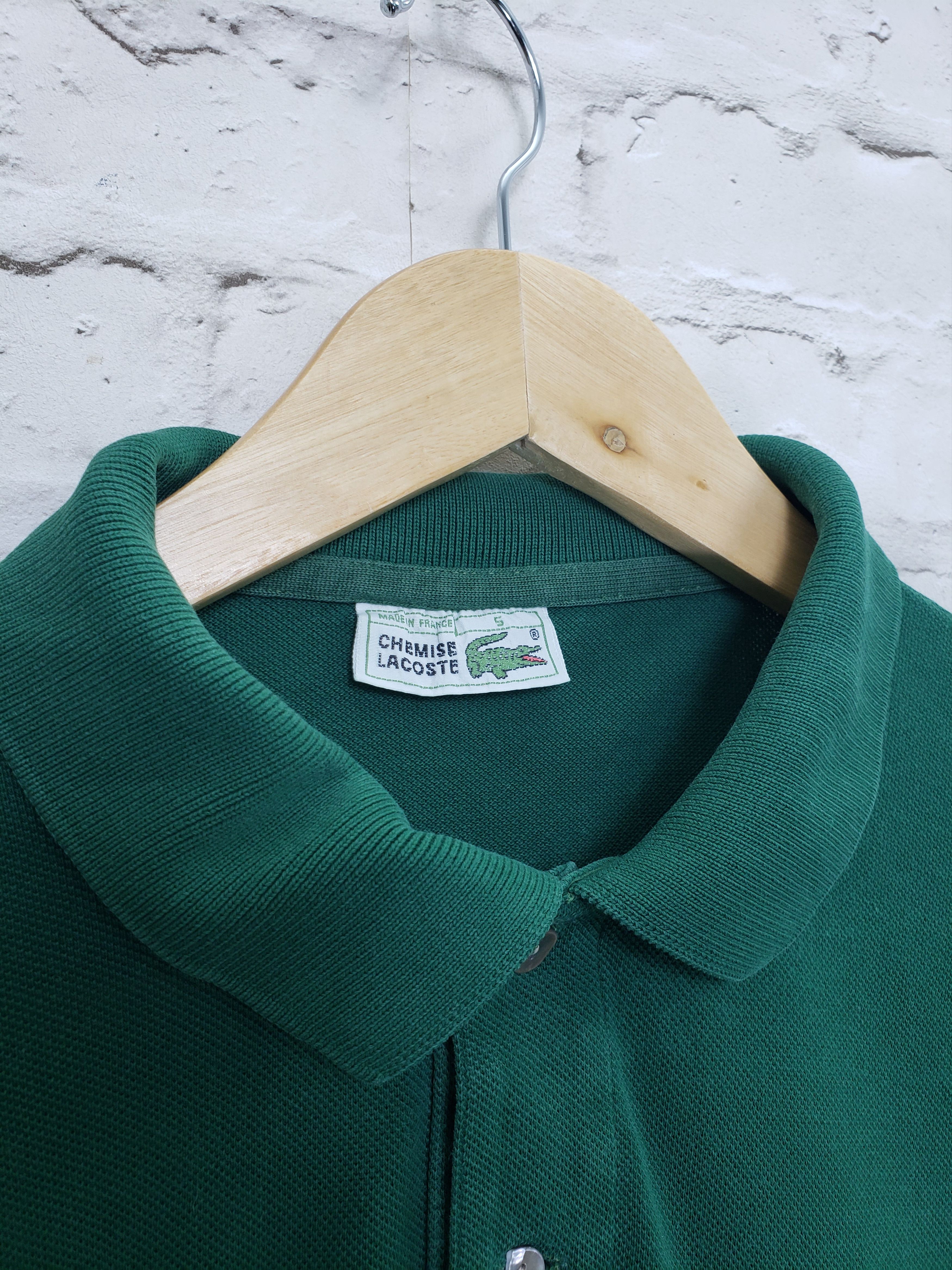 Lacoste Vintage lacoste chemise long sleeve 90s Size US S / EU 44-46 / 1 - 6 Thumbnail