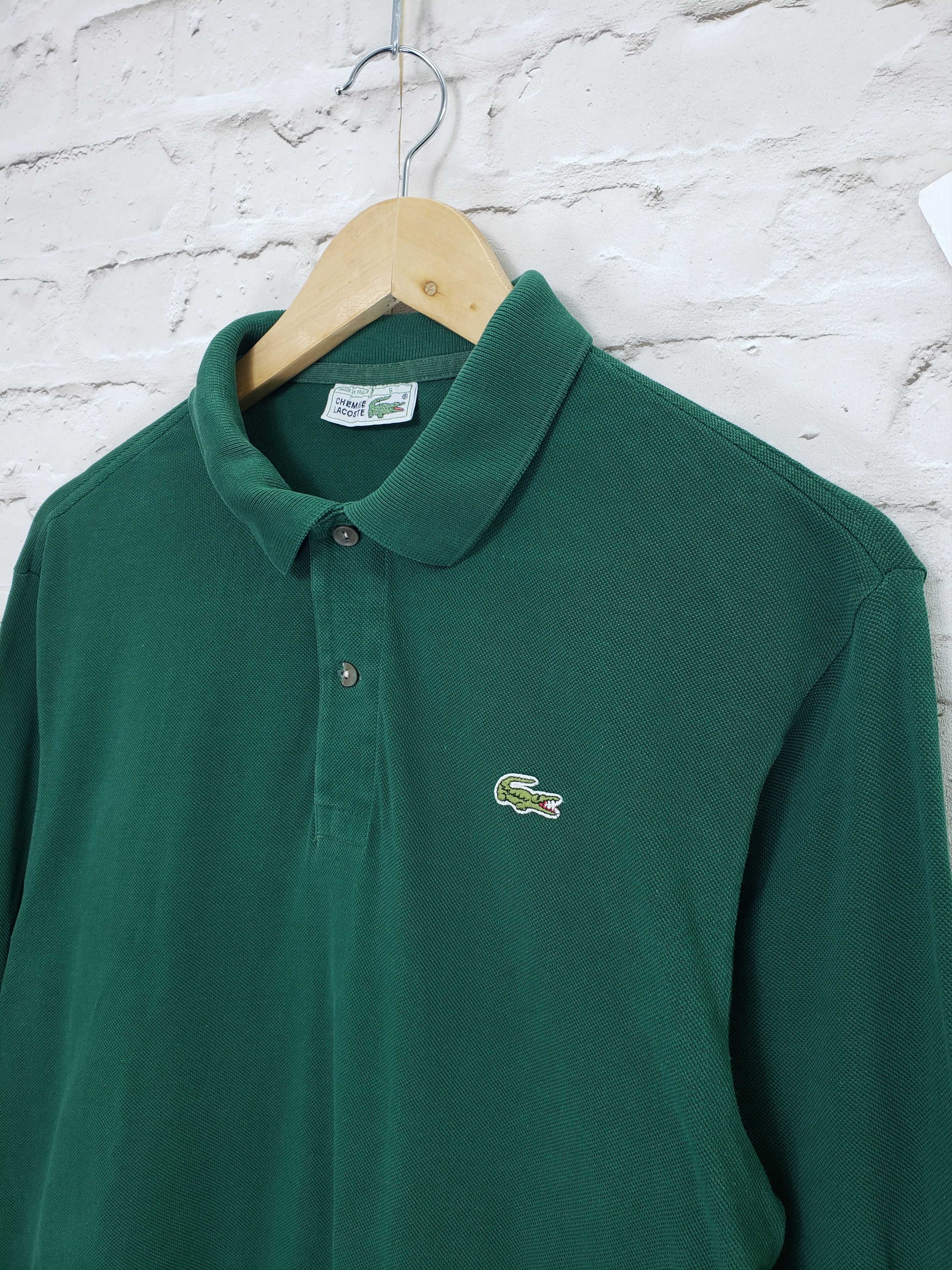 Lacoste Vintage lacoste chemise long sleeve 90s Size US S / EU 44-46 / 1 - 4 Thumbnail