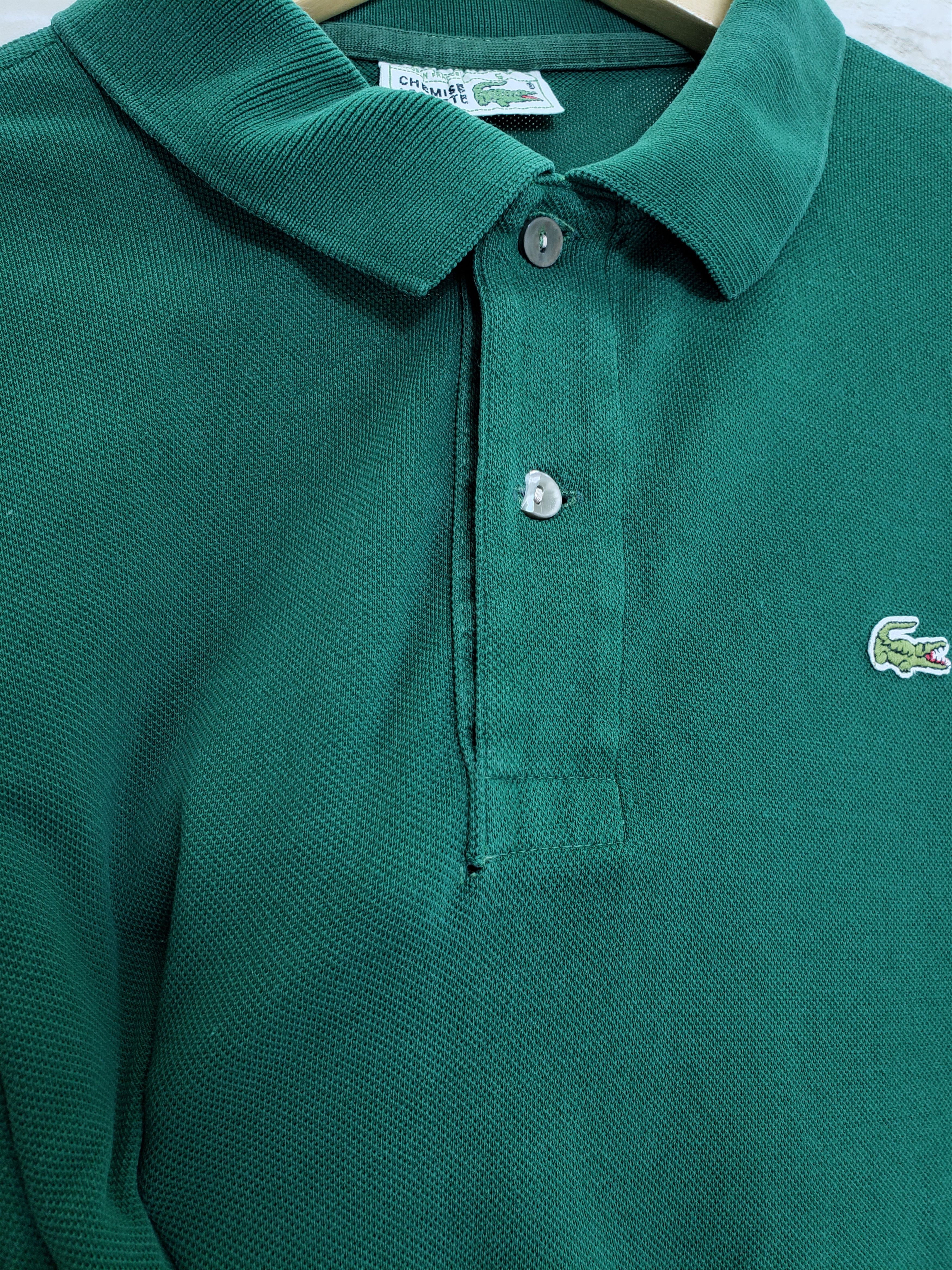 Lacoste Vintage lacoste chemise long sleeve 90s Size US S / EU 44-46 / 1 - 3 Thumbnail
