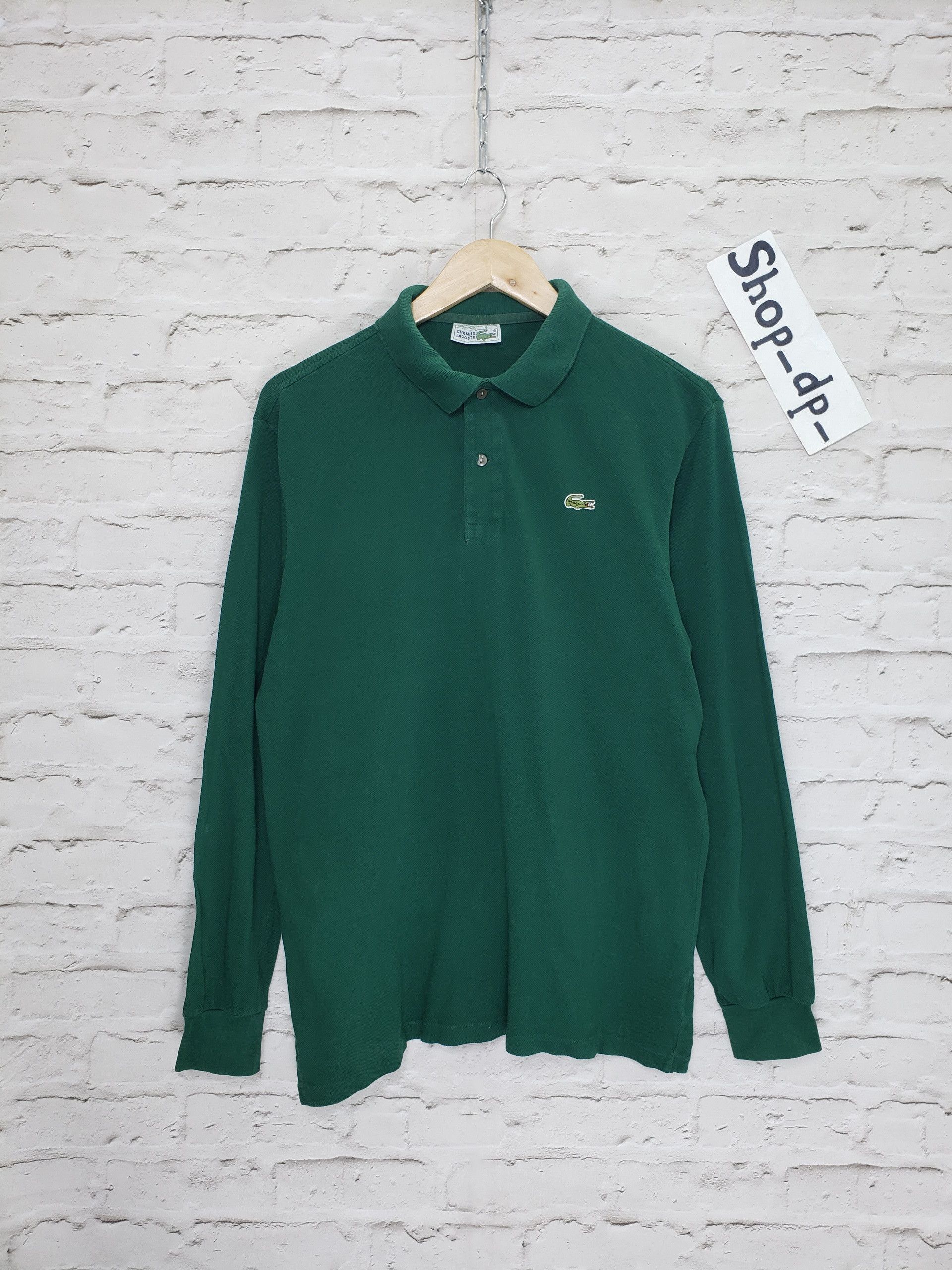 Lacoste Vintage lacoste chemise long sleeve 90s Size US S / EU 44-46 / 1 - 1 Thumbnail