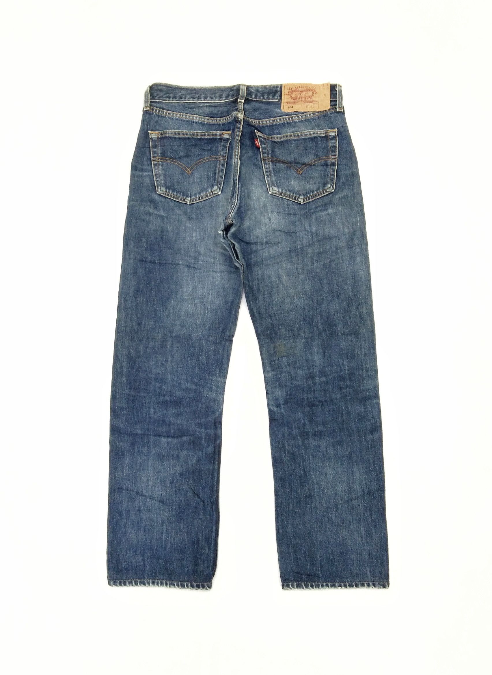 Levi's Vintage Levi's 501 Distressed Jeans 32x30 Size US 32 / EU 48 - 2 Thumbnail