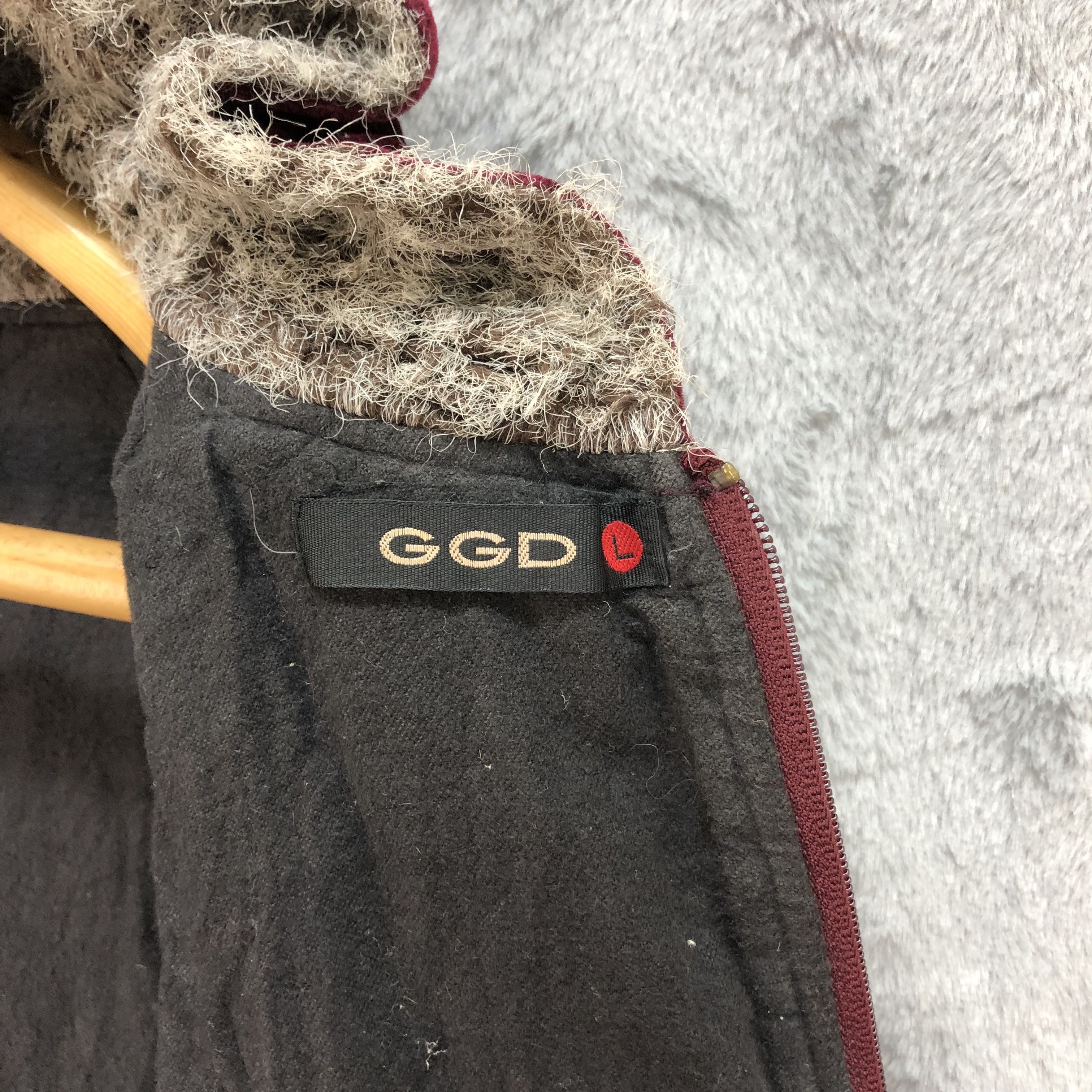 Japanese Brand G.G.D Full Zip Hybrid Hoodies Nice Design #5415-189 Size US L / EU 52-54 / 3 - 7 Thumbnail