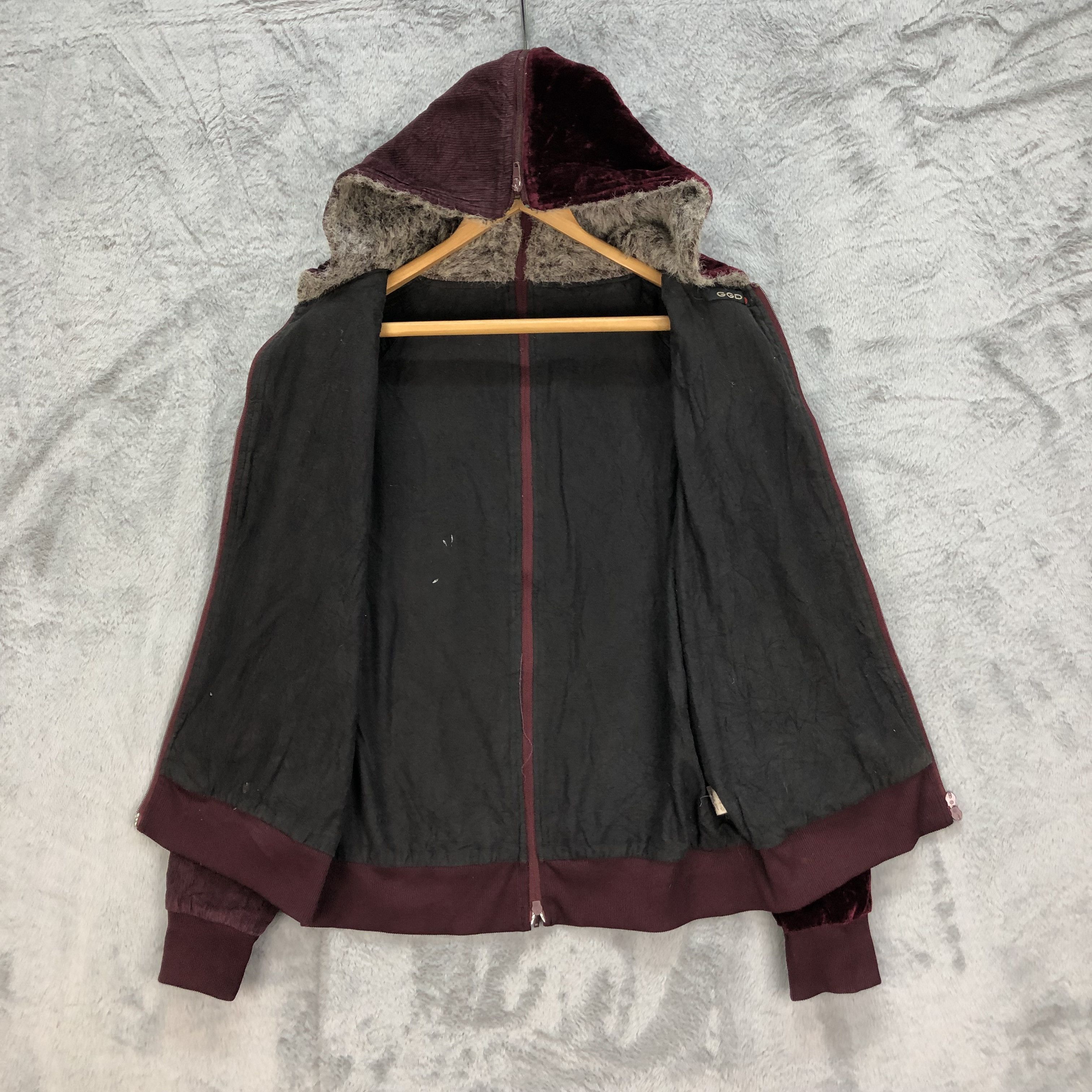 Japanese Brand G.G.D Full Zip Hybrid Hoodies Nice Design #5415-189 Size US L / EU 52-54 / 3 - 6 Thumbnail