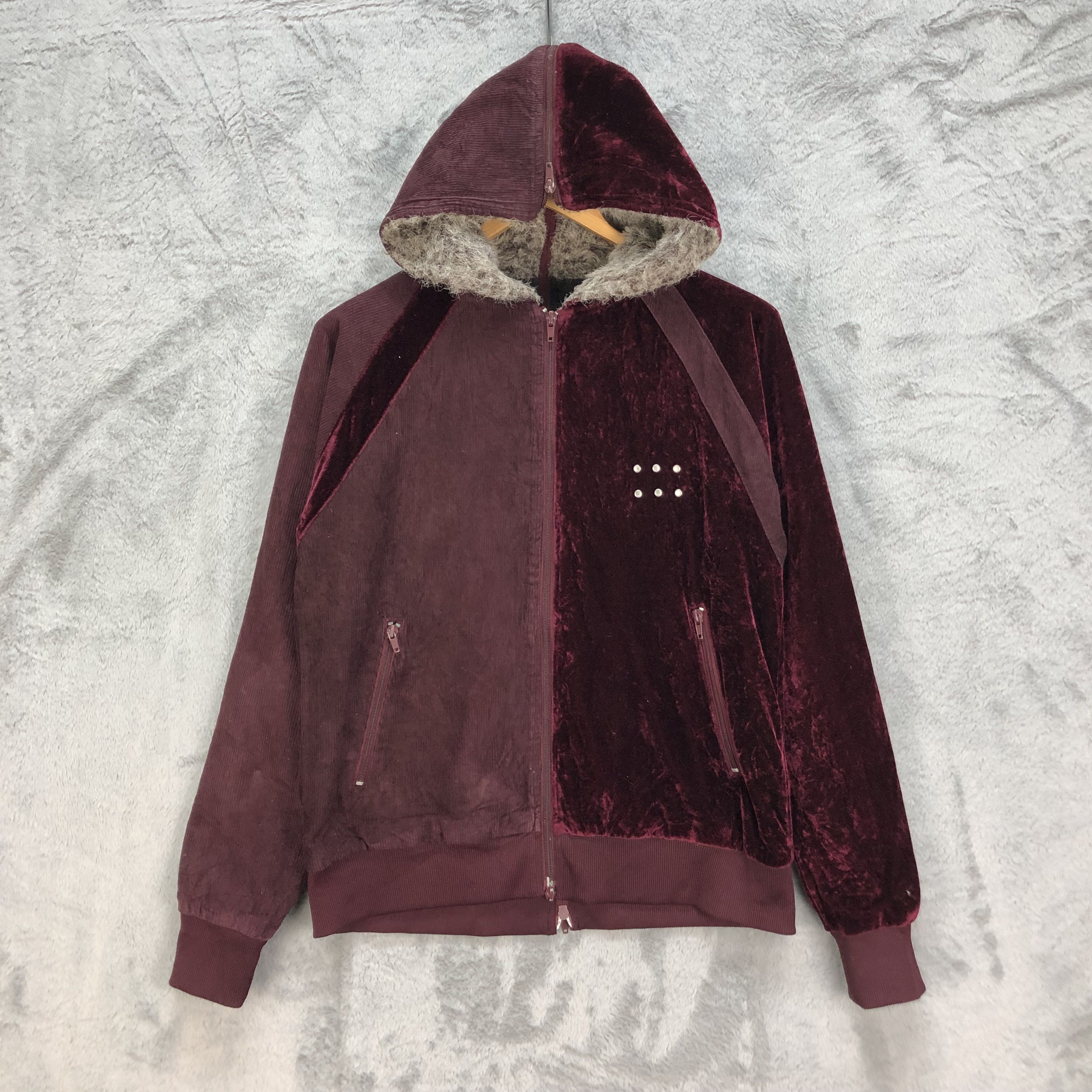 Japanese Brand G.G.D Full Zip Hybrid Hoodies Nice Design #5415-189 Size US L / EU 52-54 / 3 - 1 Thumbnail