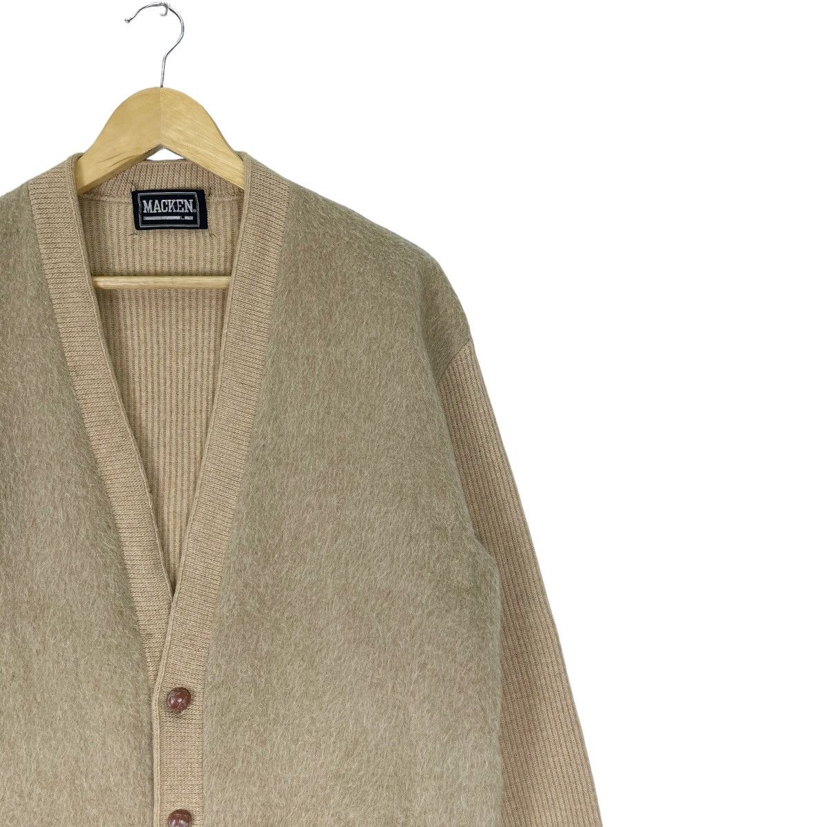 Unplugged Museum ☀️MACKEN CARDIGAN MOHAIR WOOL SWEATER LIKE KURT COBAIN Size US L / EU 52-54 / 3 - 5 Thumbnail