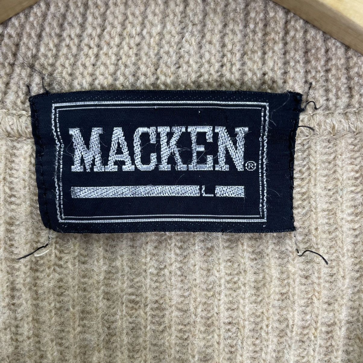 Unplugged Museum ☀️MACKEN CARDIGAN MOHAIR WOOL SWEATER LIKE KURT COBAIN Size US L / EU 52-54 / 3 - 9 Thumbnail