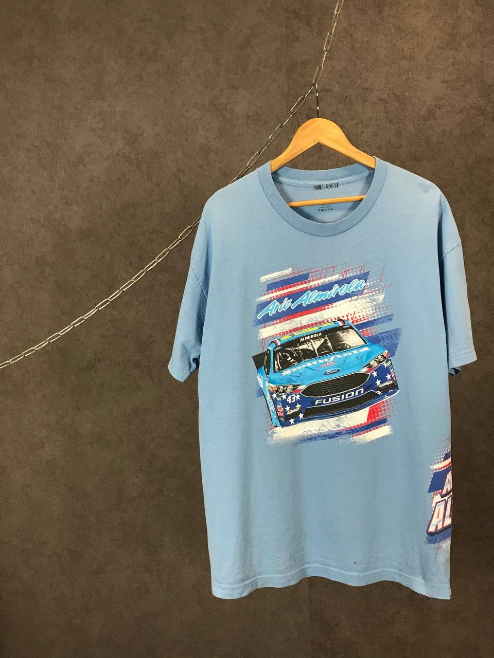 Ford × NASCAR NASCAR Aric Almirola Ford racing vintage overprinted tee Size US XL / EU 56 / 4 - 1 Thumbnail