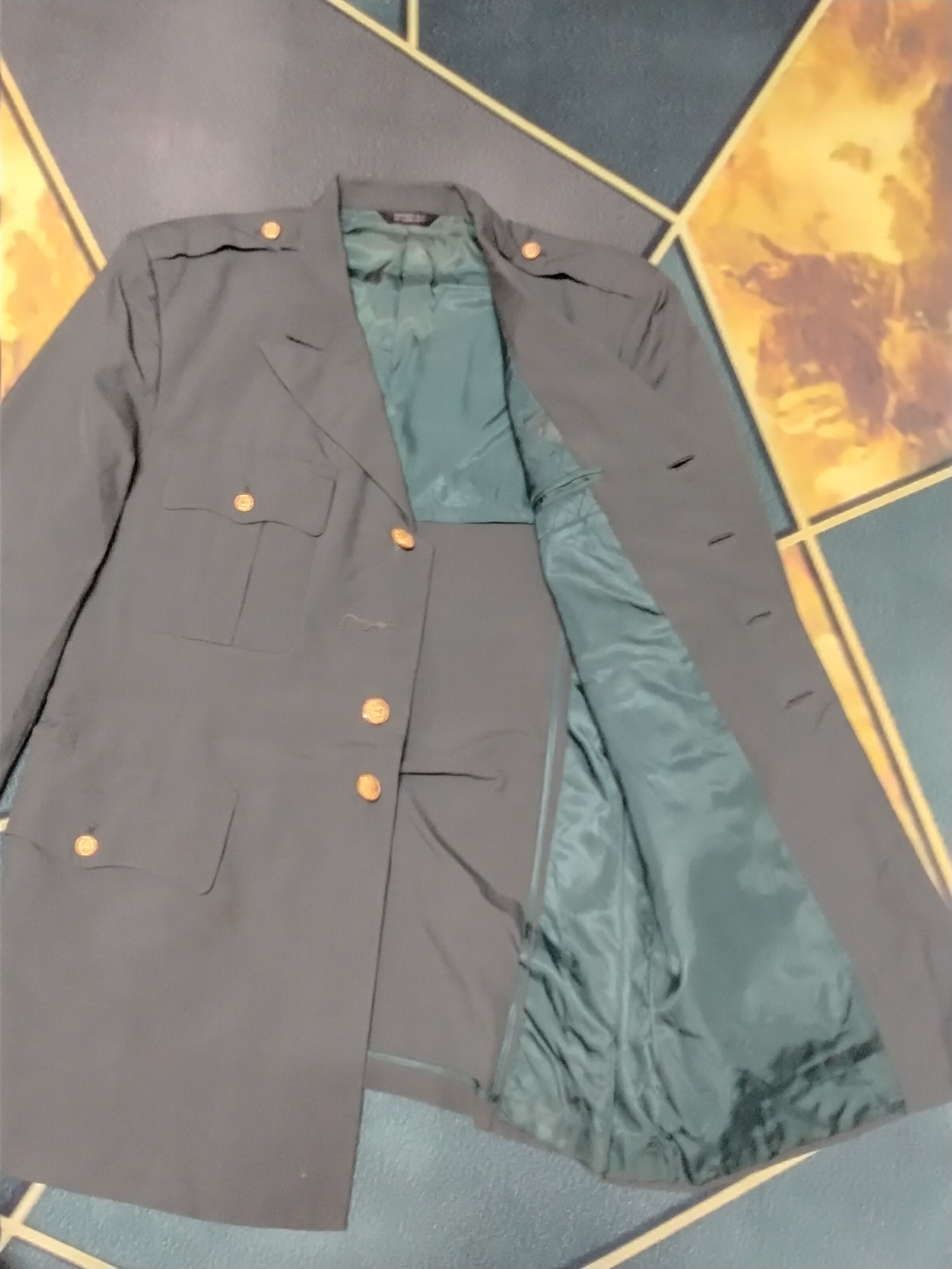Vintage VINTAGE MILITARY BLAZER BY LEWIS UNIFORM CO. Size US M / EU 48-50 / 2 - 4 Thumbnail