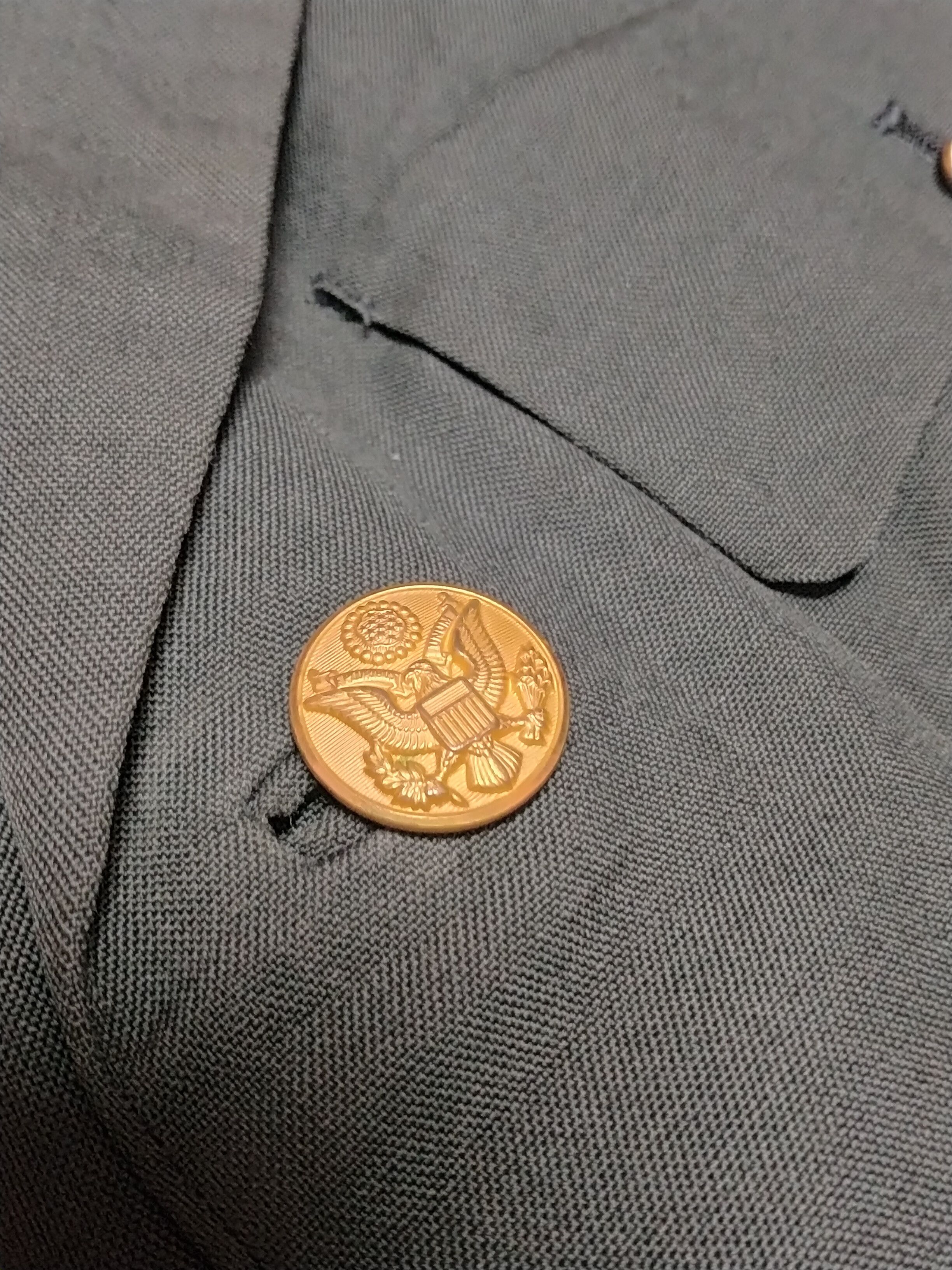 Vintage VINTAGE MILITARY BLAZER BY LEWIS UNIFORM CO. Size US M / EU 48-50 / 2 - 3 Thumbnail