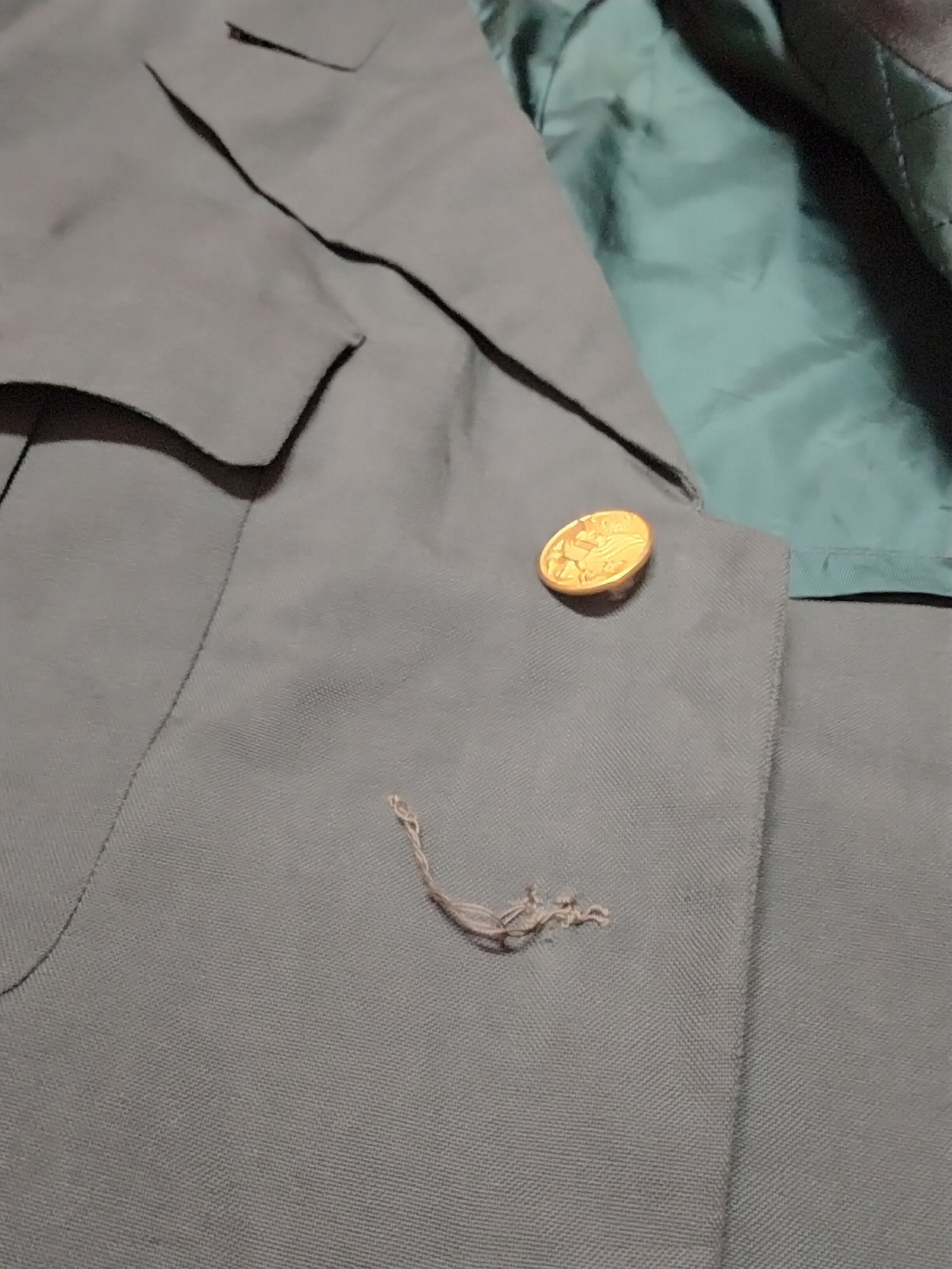 Vintage VINTAGE MILITARY BLAZER BY LEWIS UNIFORM CO. Size US M / EU 48-50 / 2 - 7 Thumbnail