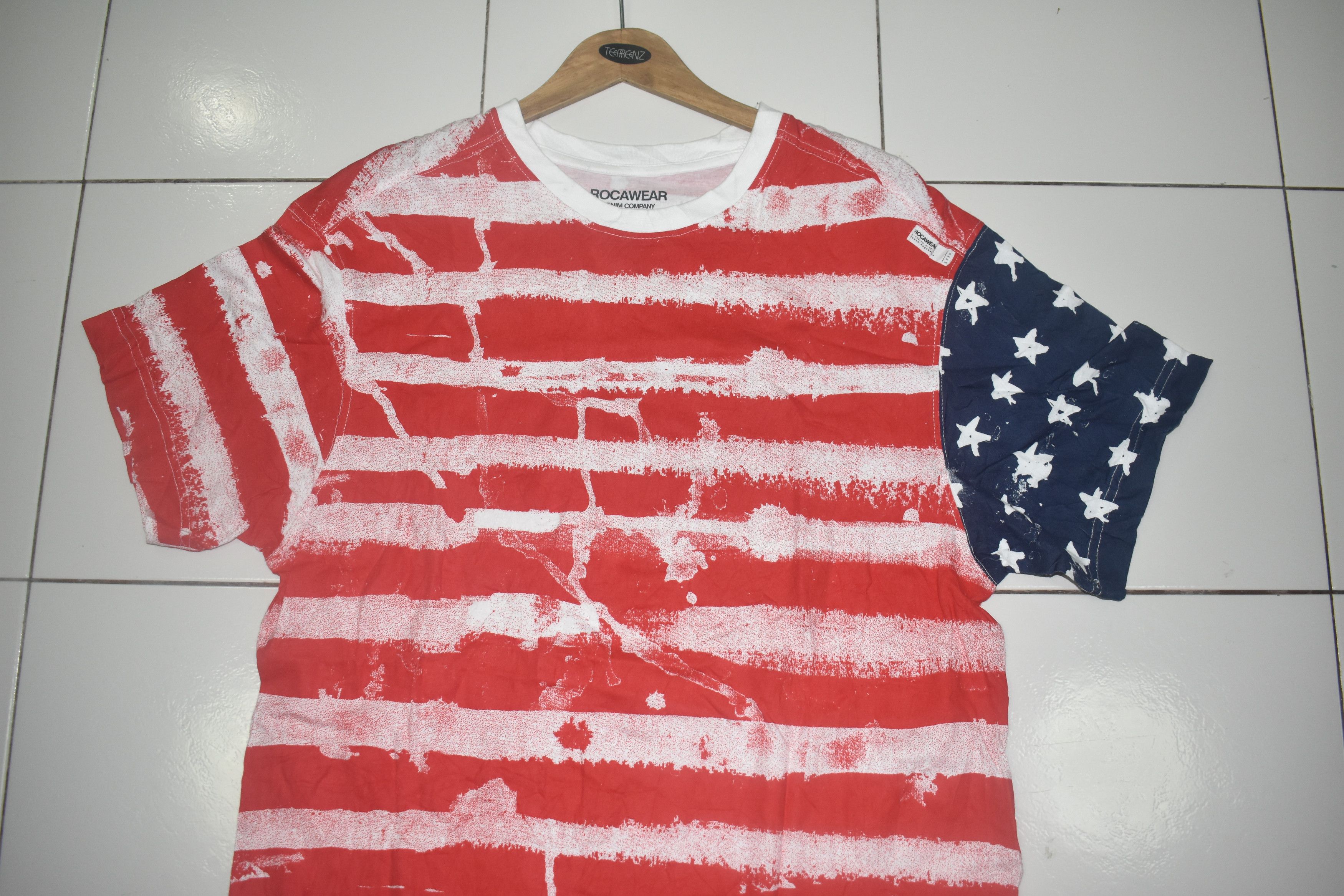 Arts & Science × Rocawear American Flag Art T-shirt by Rockawear Size US L / EU 52-54 / 3 - 2 Thumbnail