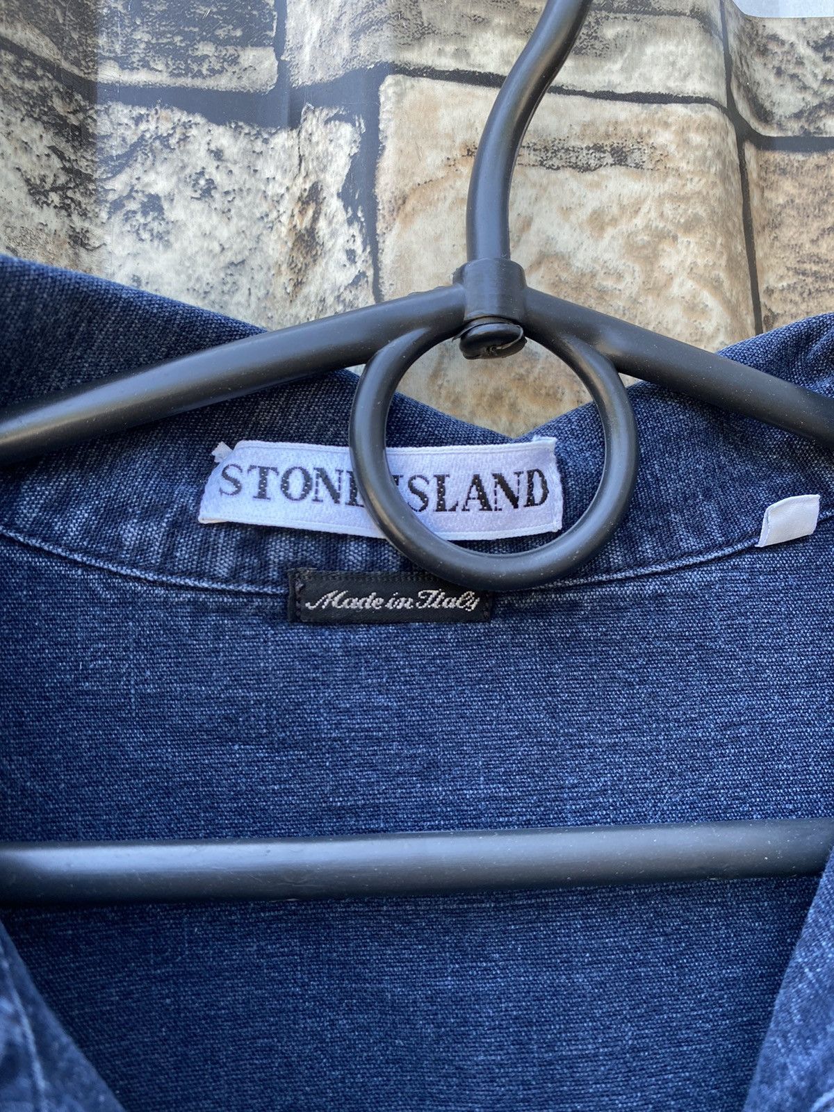Stone Island × Vintage Mens Vintage Stone Island Shirts Button Ups Size XL rare Size US XL / EU 56 / 4 - 4 Thumbnail