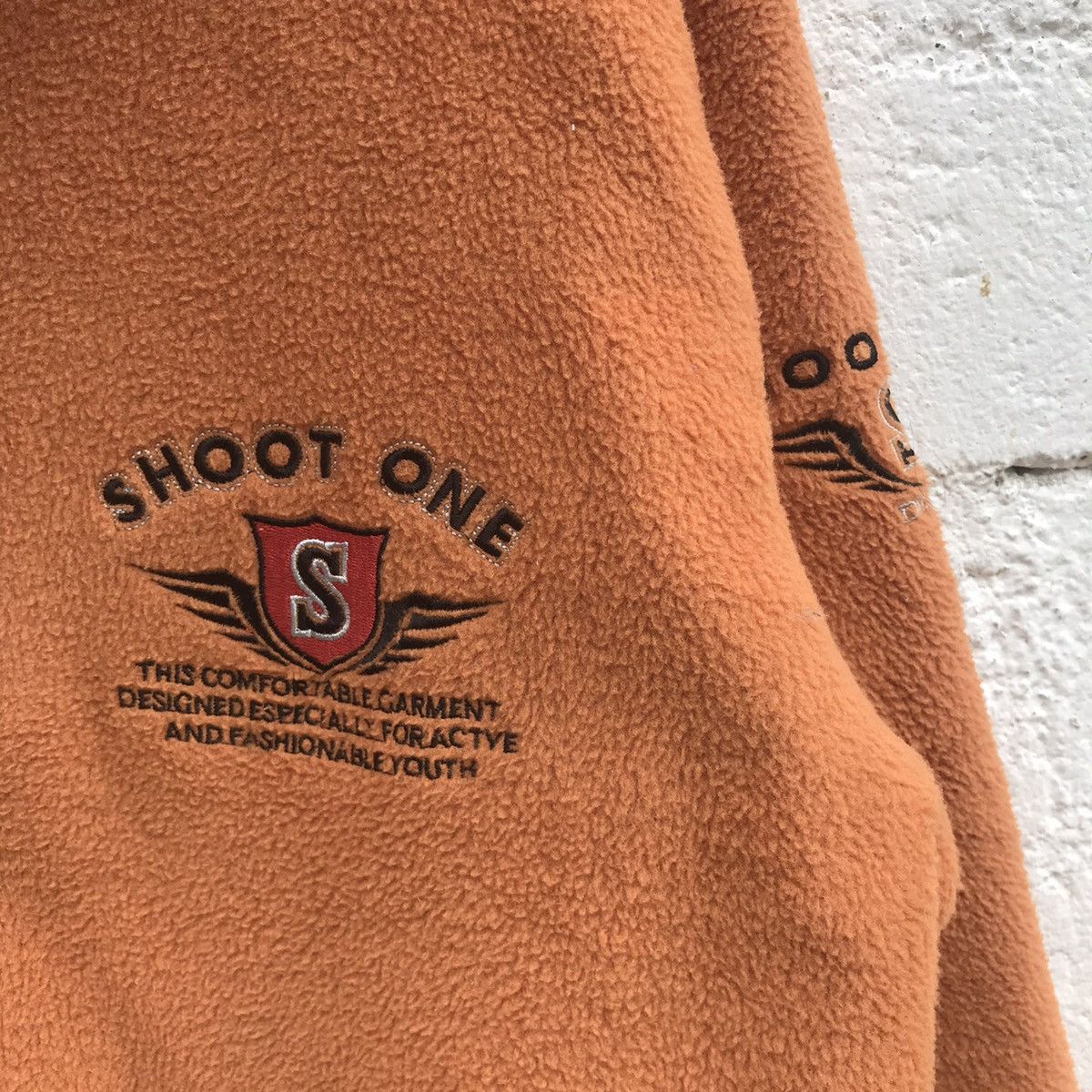 Vintage Vintage Shoot One Big logo Hoodie Fleece Sweatshirt Size US M / EU 48-50 / 2 - 5 Thumbnail
